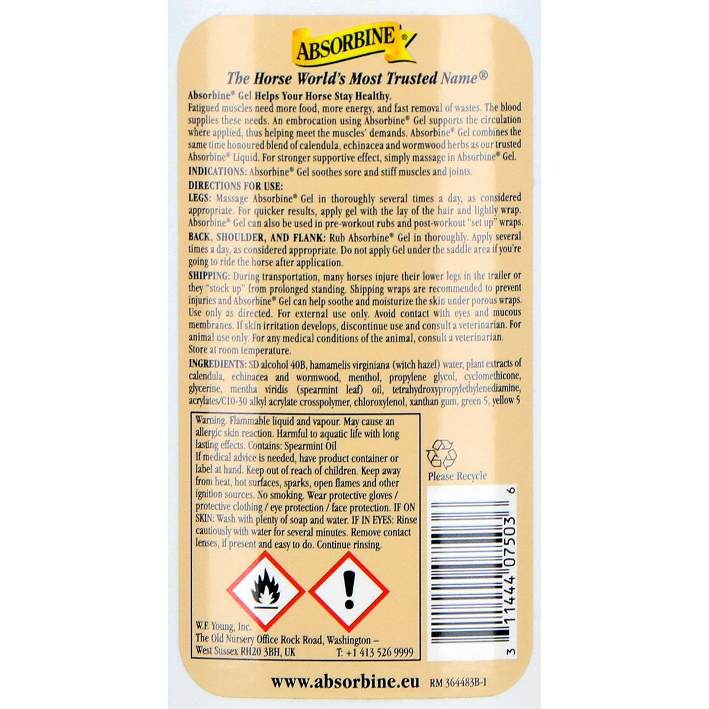 Absorbine Gel liniment Embrocation - Image 3
