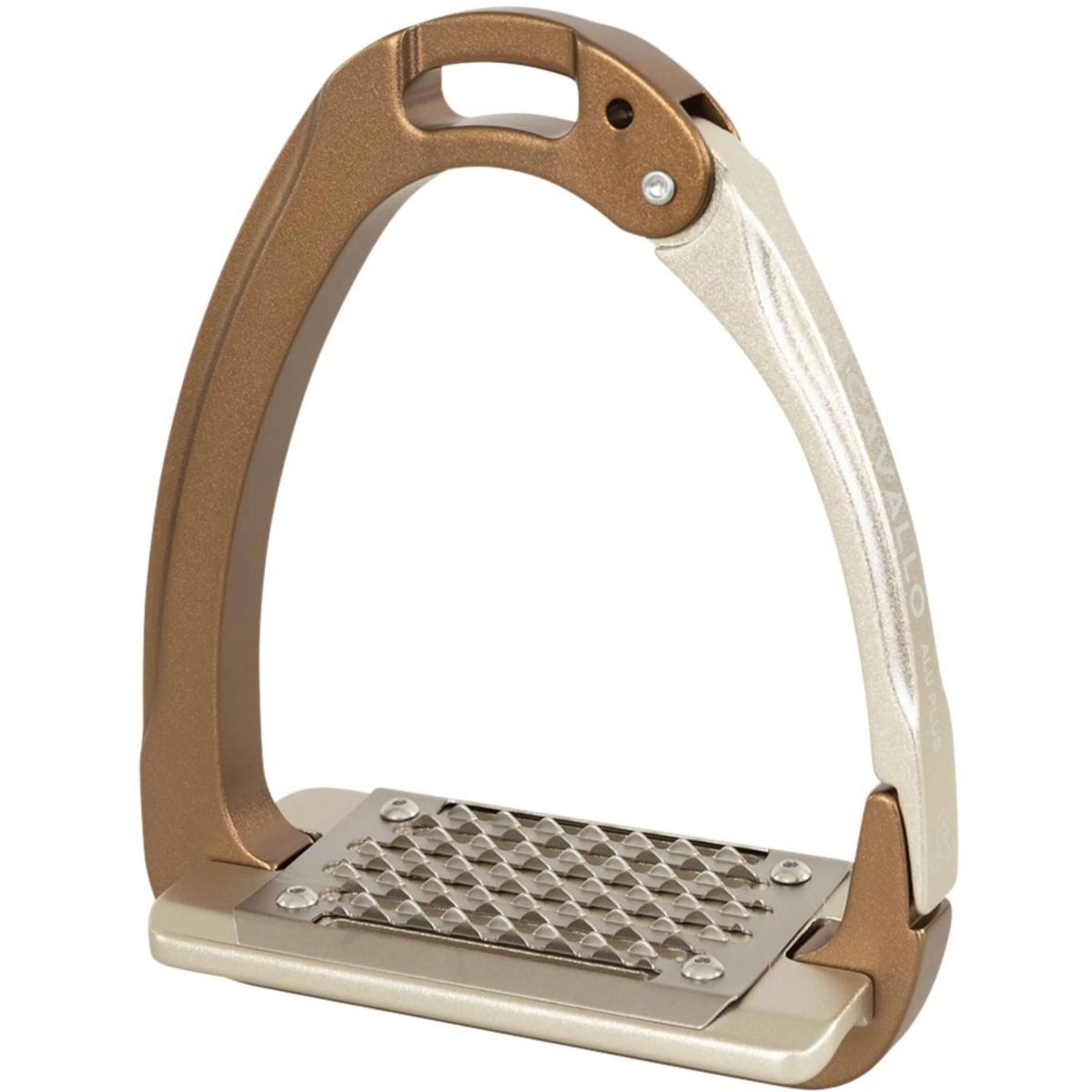 Acavallo Étriers Arena Alu Plus 2.0 brun doré - Image 2