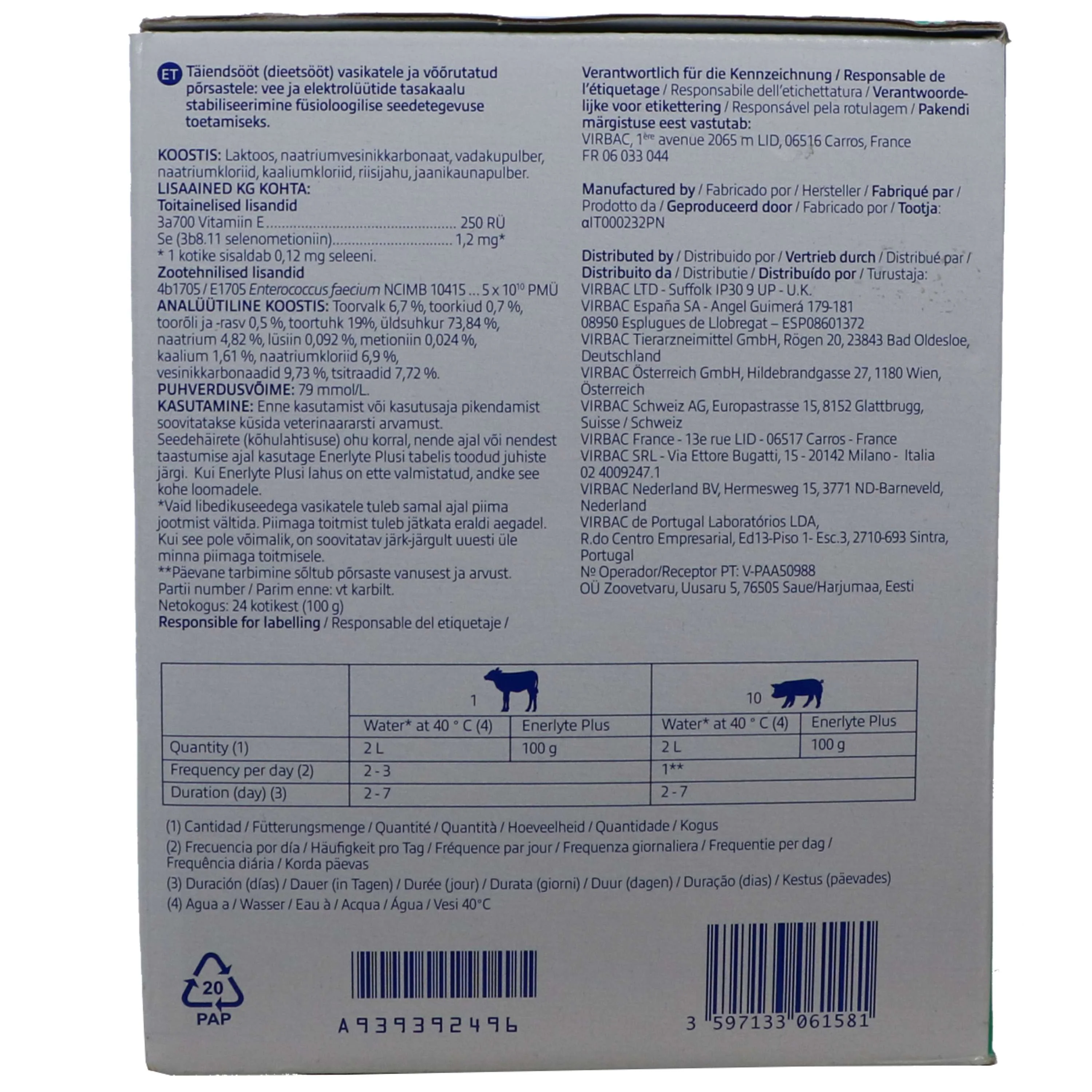 Virbac Enerlyte Plus - Image 2
