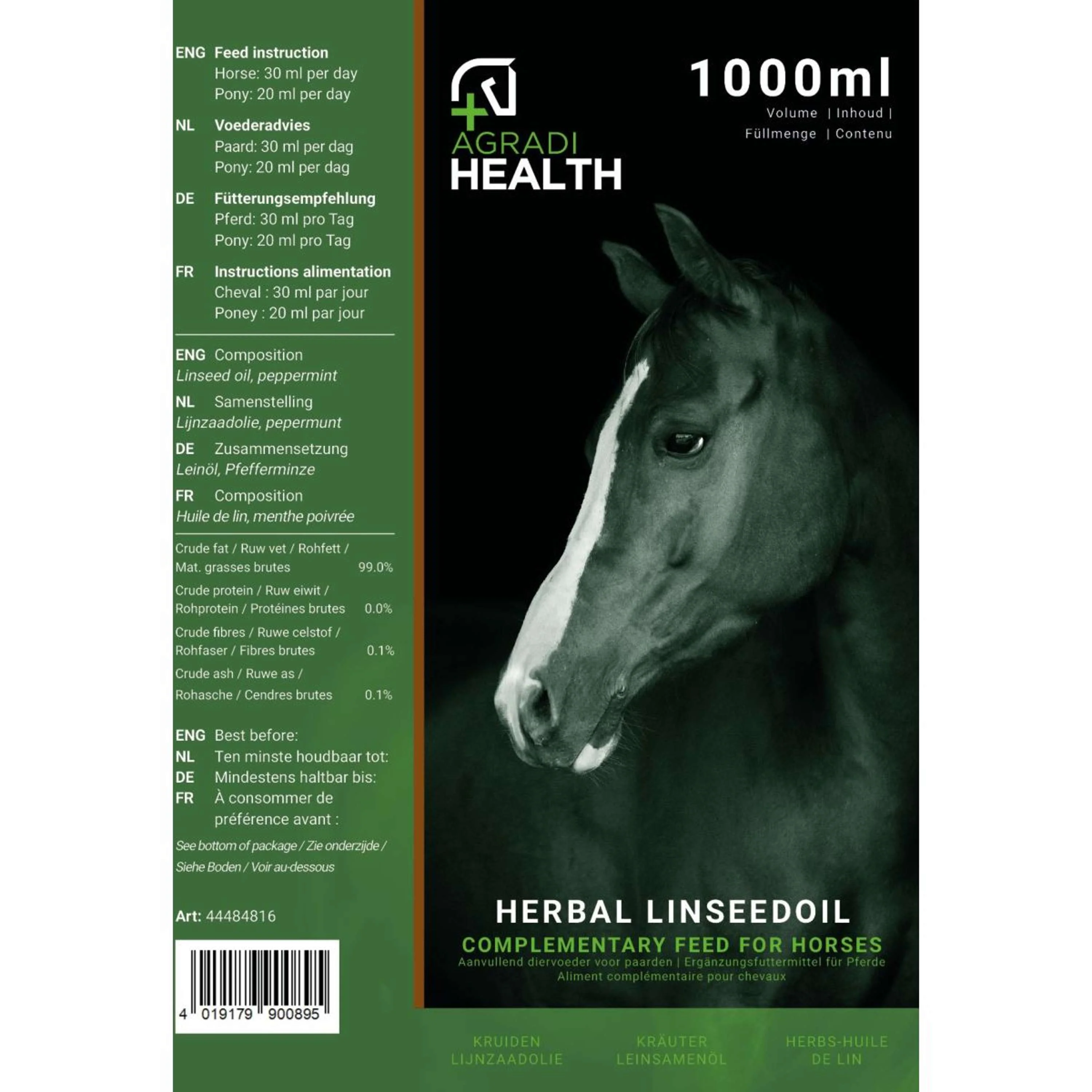 Agradi Health Herbes Huile de Lin - Image 2
