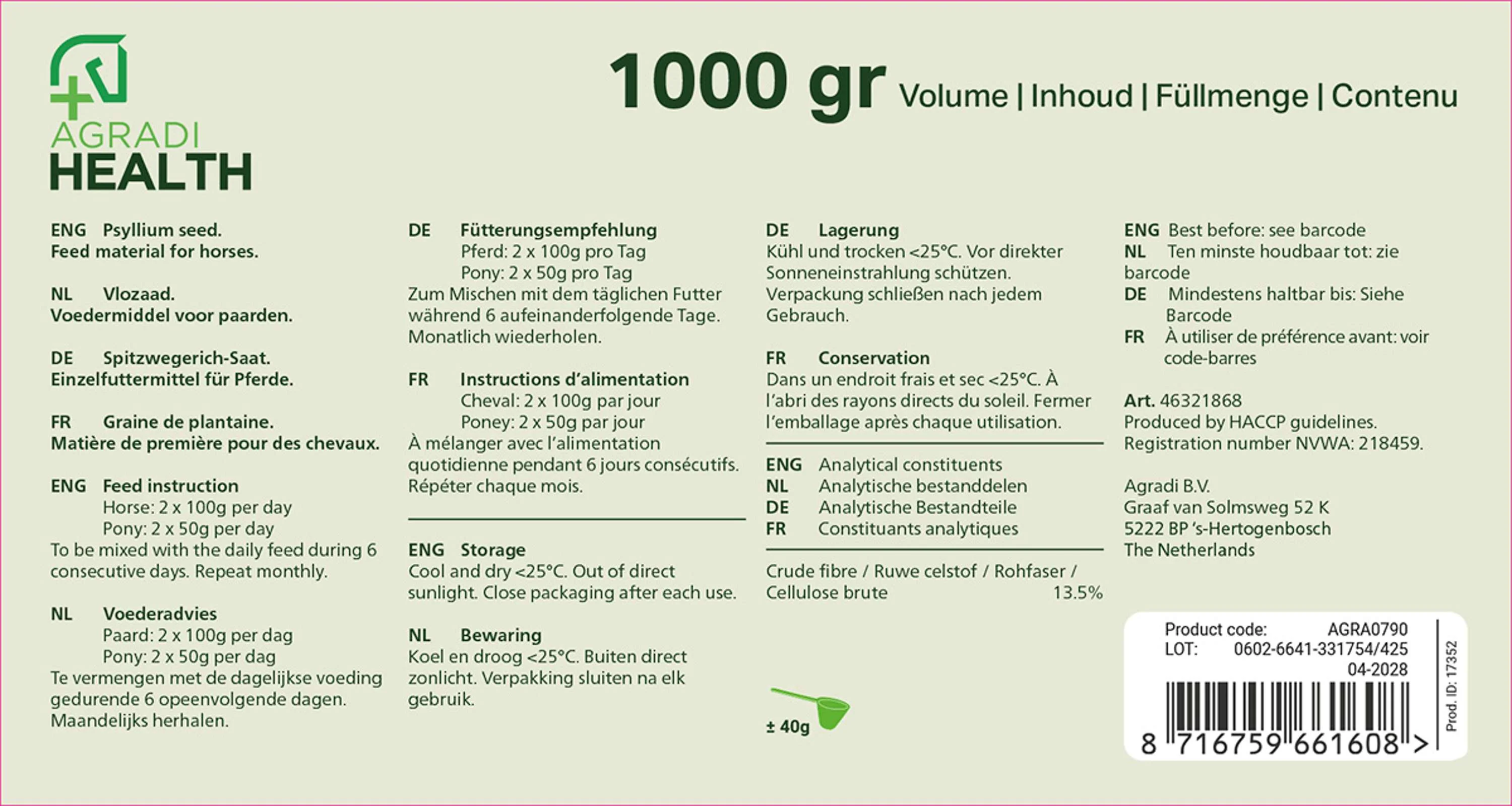 Agradi Health Psyllium - Image 6