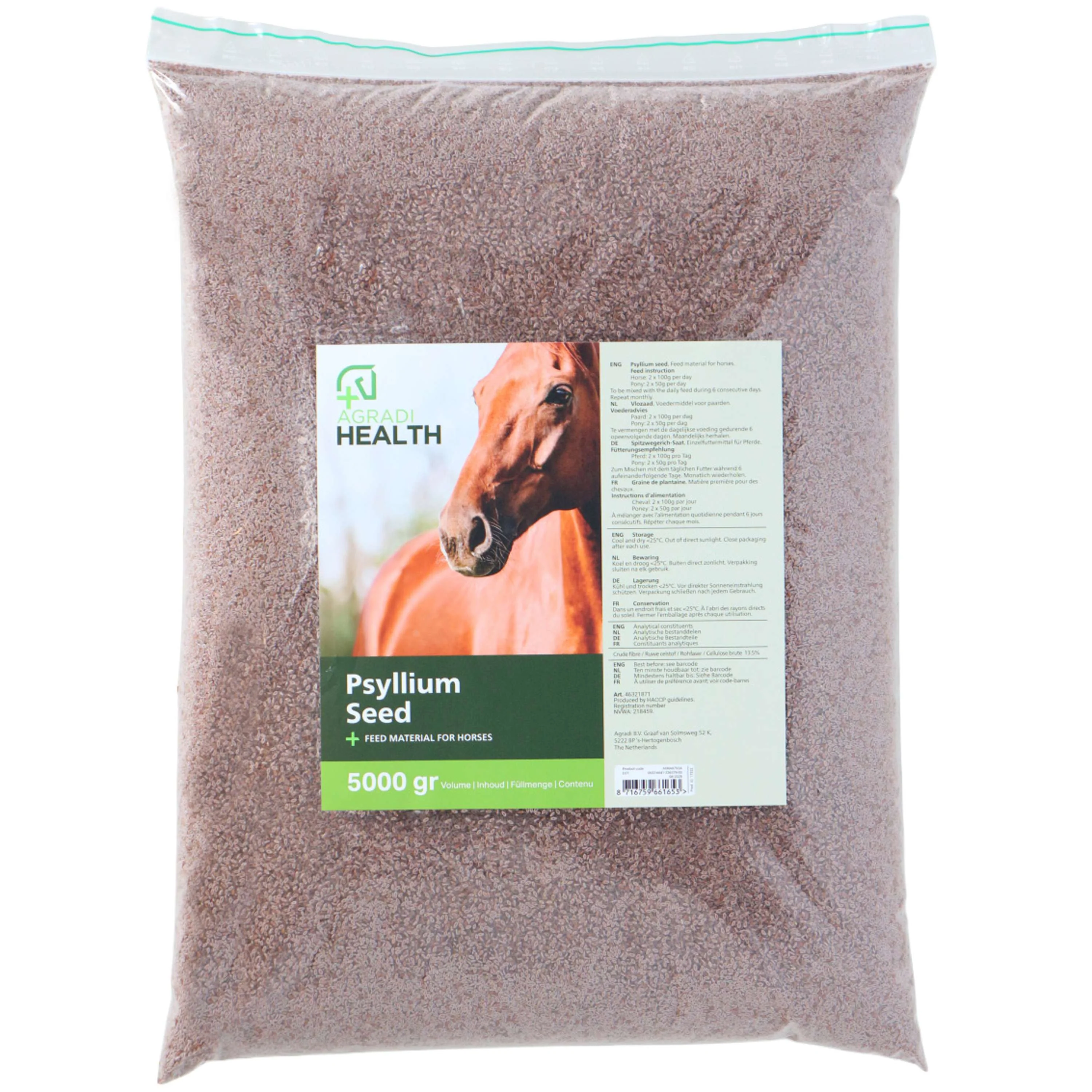 Agradi Health Psyllium Emballage Remplissage - Image 7