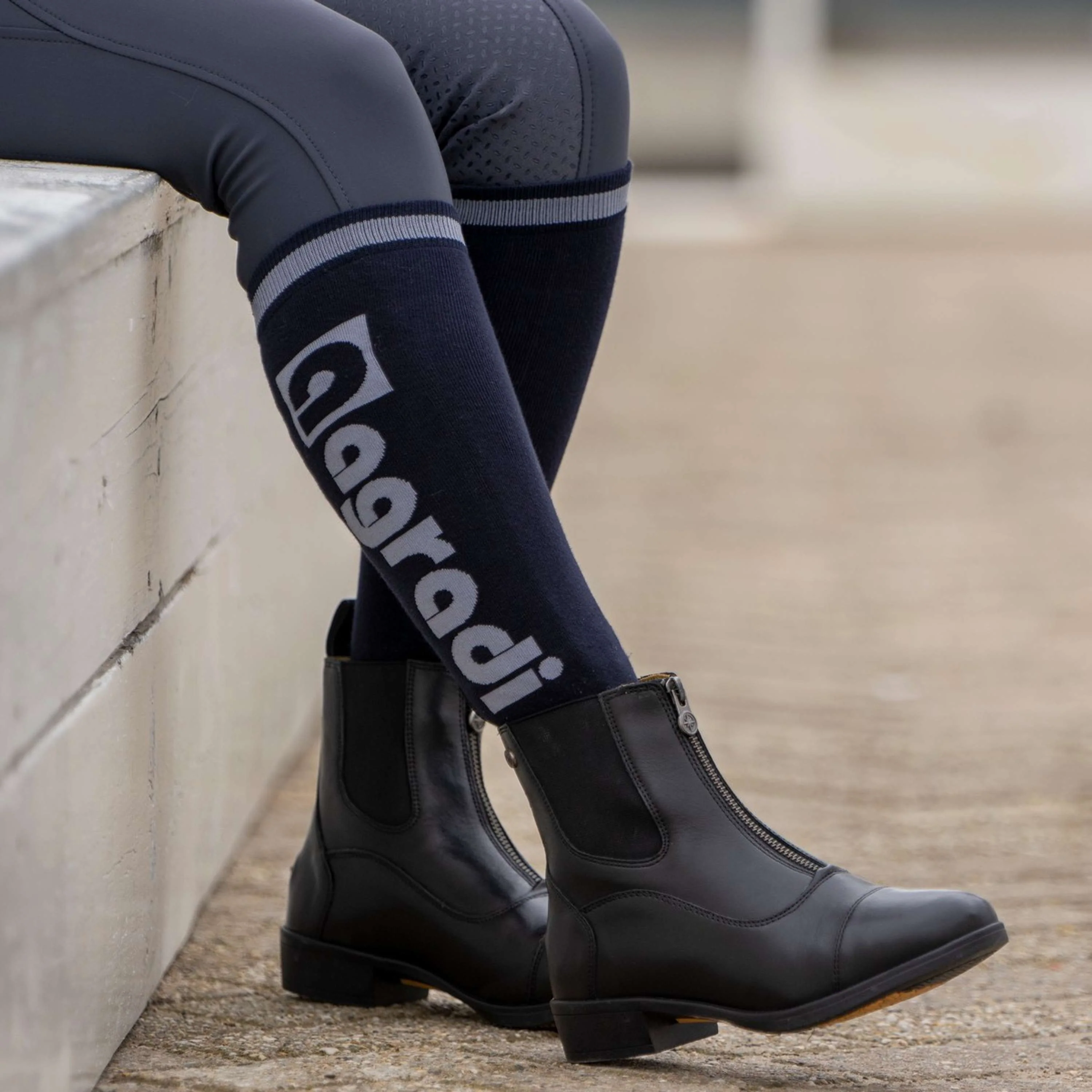 Agradi Horse Chaussettes Moon Indigo - Image 8