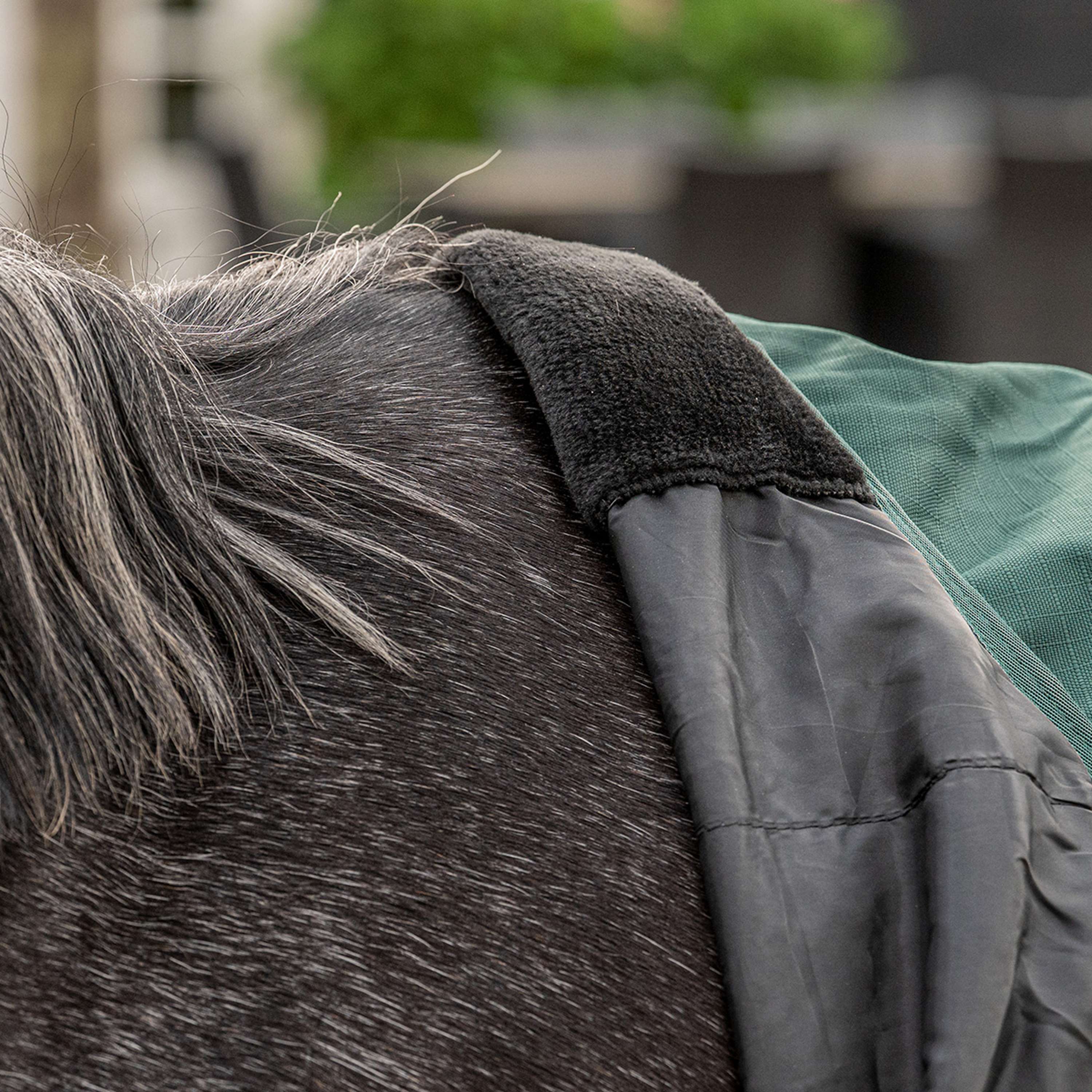 Agradi Horse Couverture d'Extérieur 1200D 0gr Bande Réfléchissante Vert - Image 5