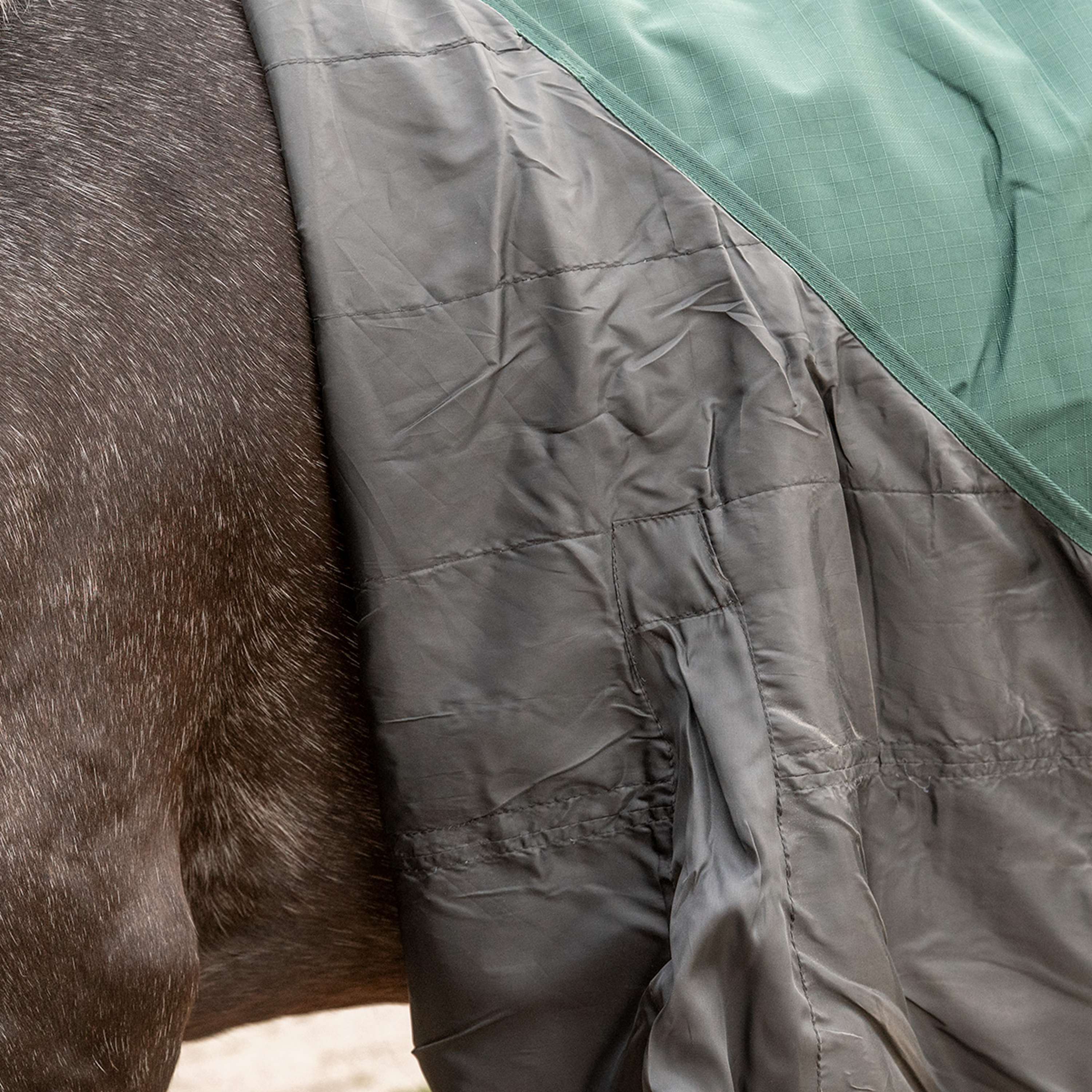 Agradi Horse Couverture d'Extérieur 1200D 0gr Bande Réfléchissante Vert - Image 9