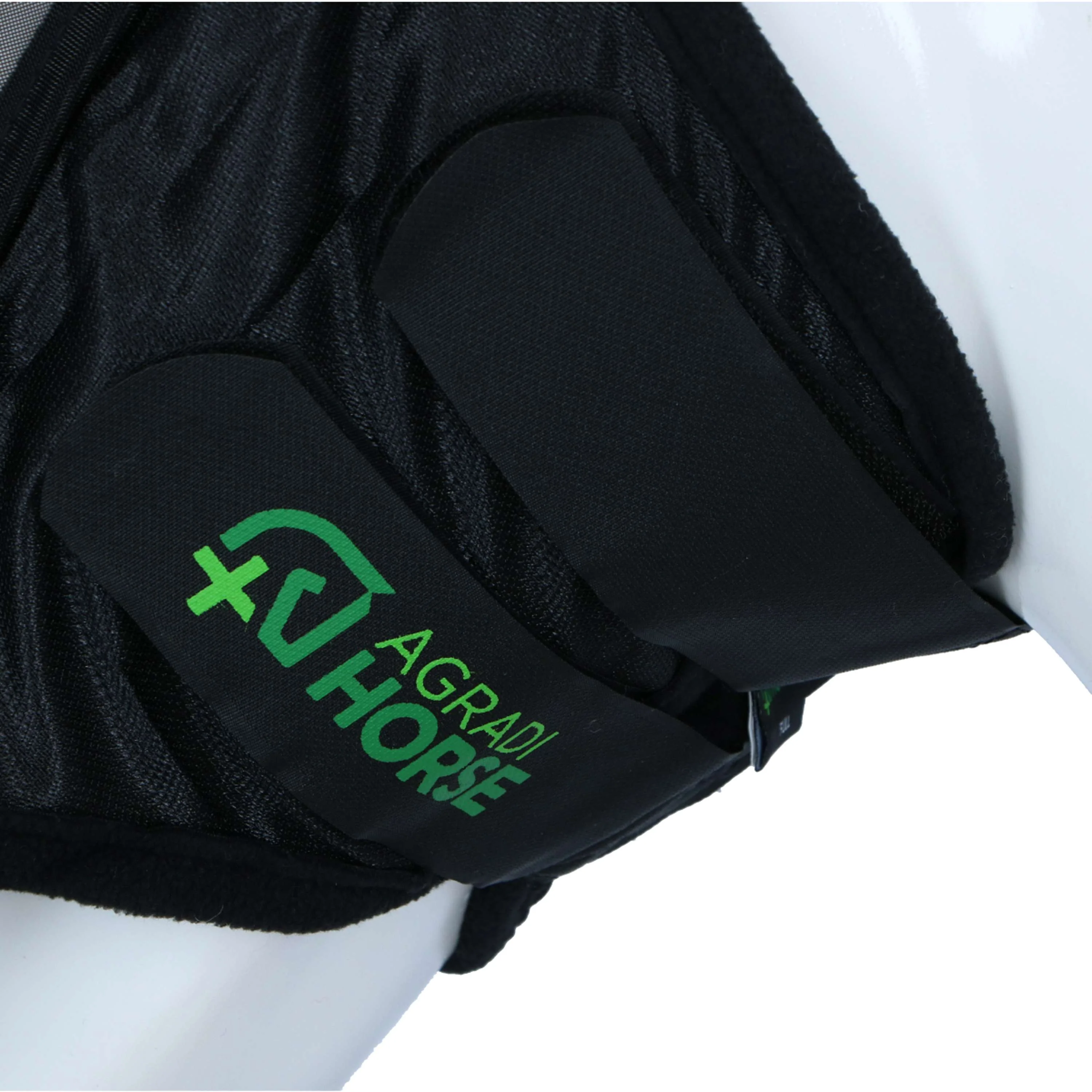 Agradi Horse Masque Anti-Mouches Fine Mesh avec Oreilles et Nez Noir - Image 4