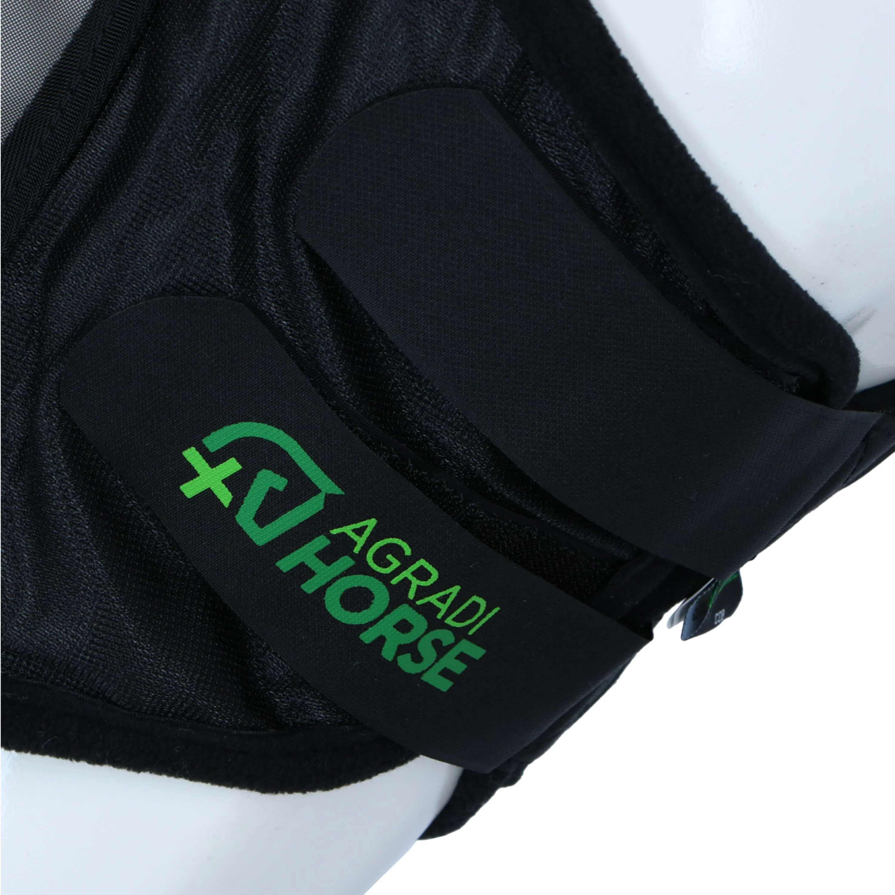Agradi Horse Masque Anti-Mouches Fine Mesh sans Oreilles Noir - Image 4