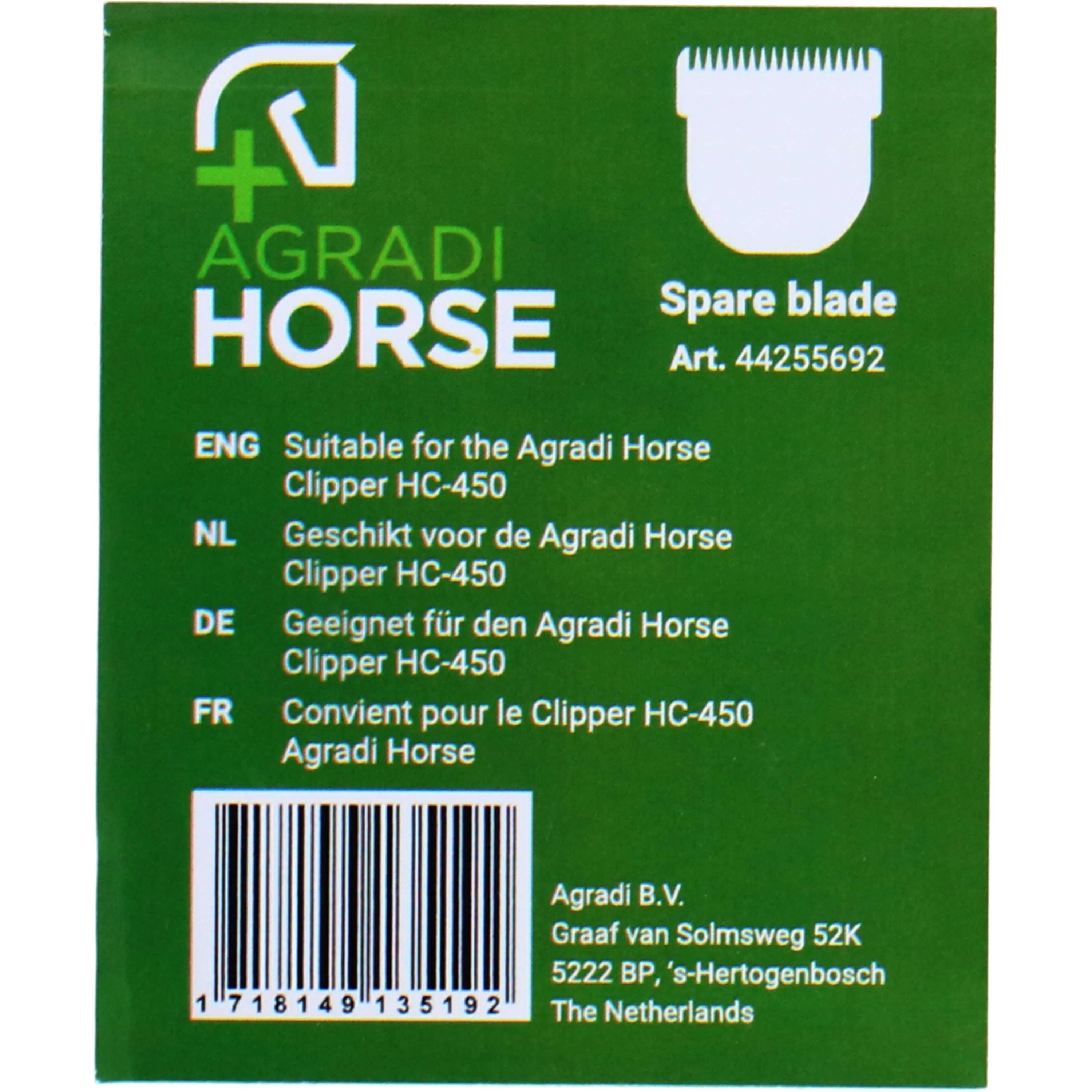 Agradi Horse Rasoir pour HC-450 - Image 5