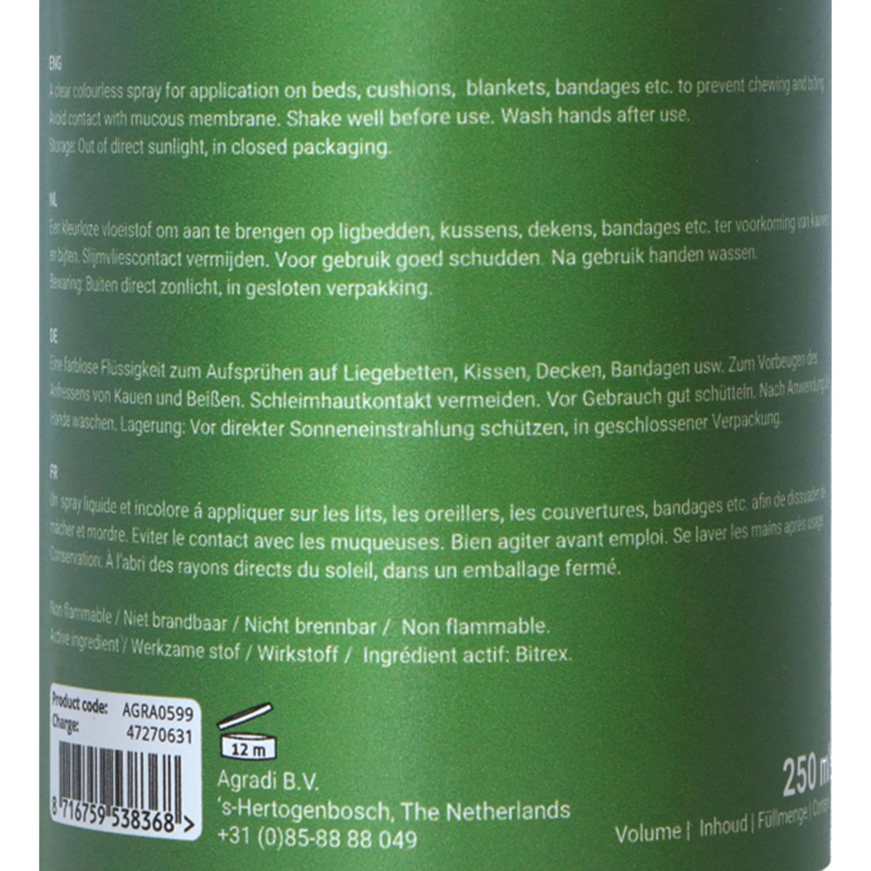Agradi Horse Spray Anti-Mordillements - Image 4