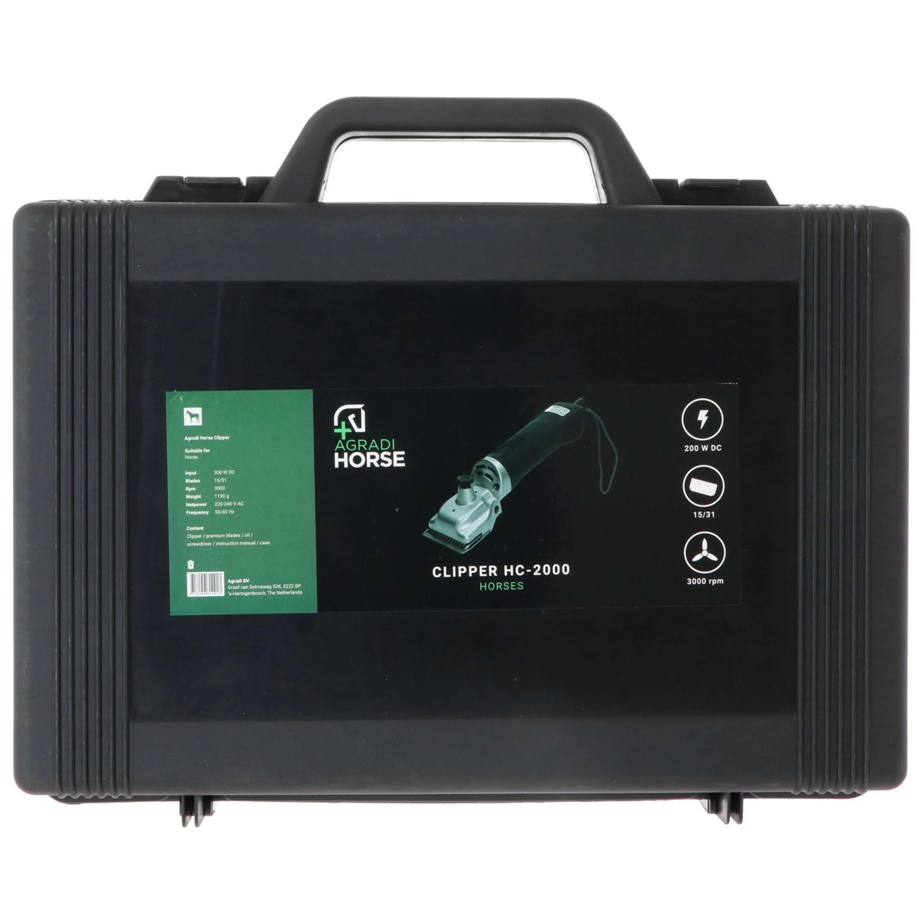 Agradi Horse Tondeuse HC-2000 Cheval Vert - Image 10