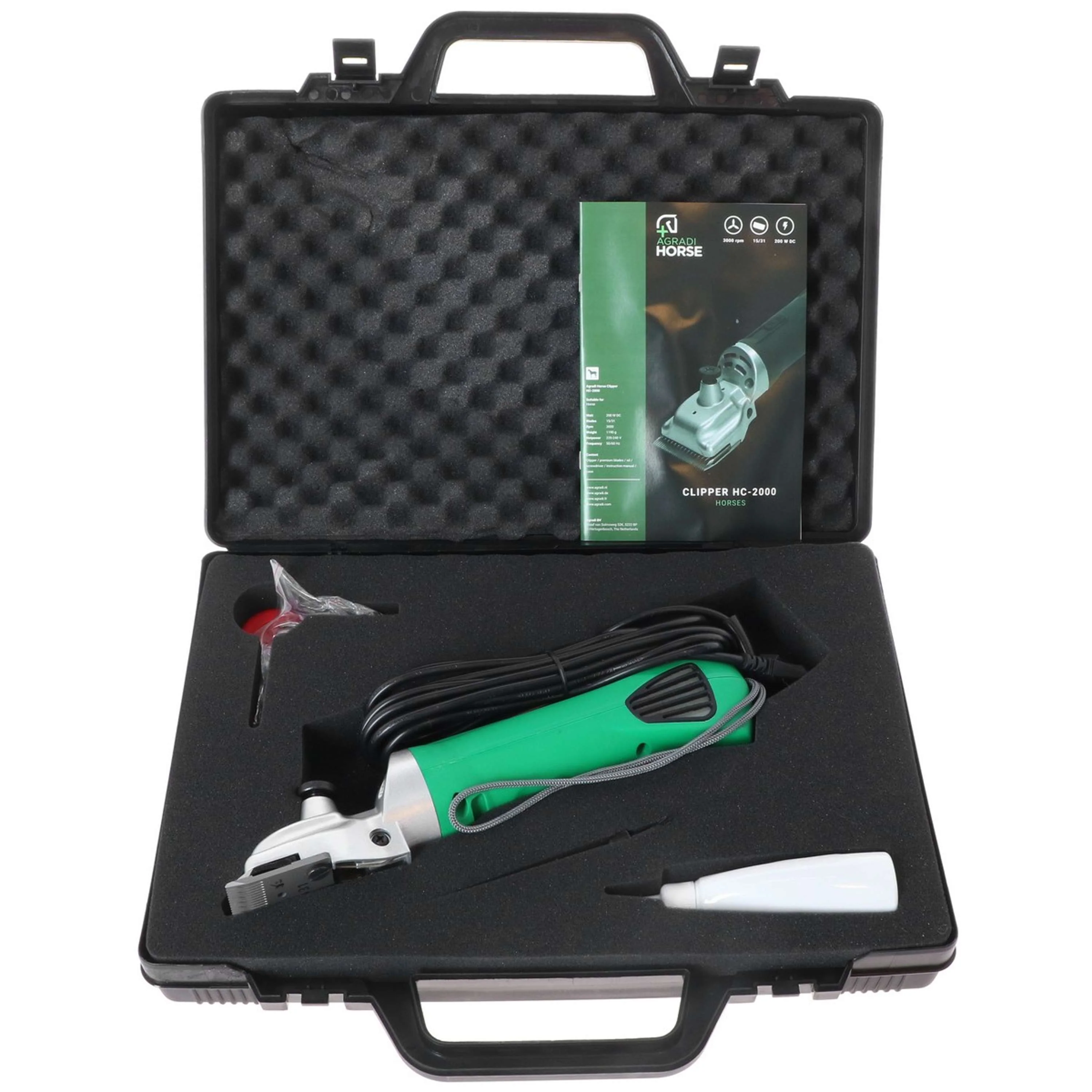 Agradi Horse Tondeuse HC-2000 Cheval Vert - Image 11