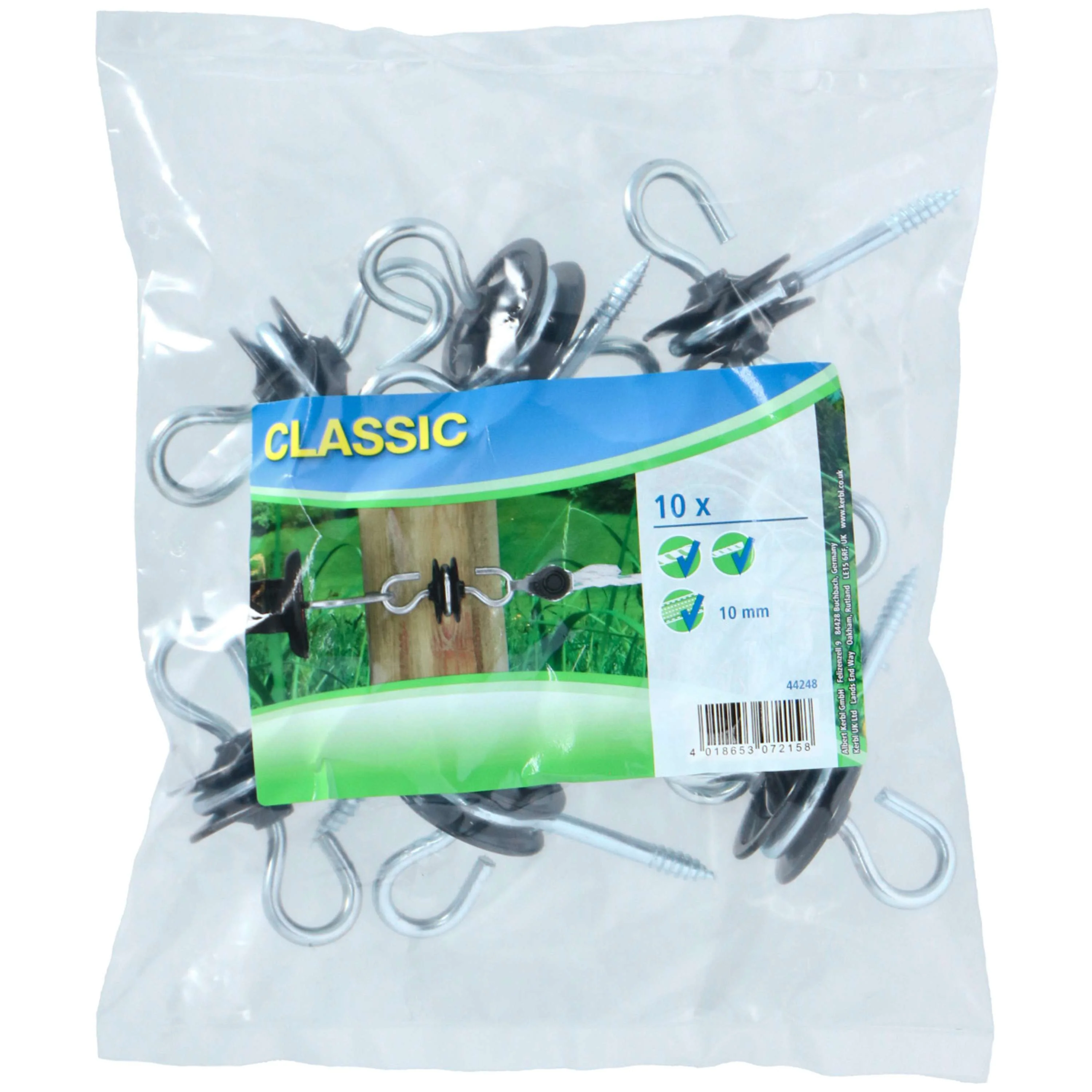 Agradi Power Isolateur Poortgreep Galvanisé 10 Pièces - Image 2