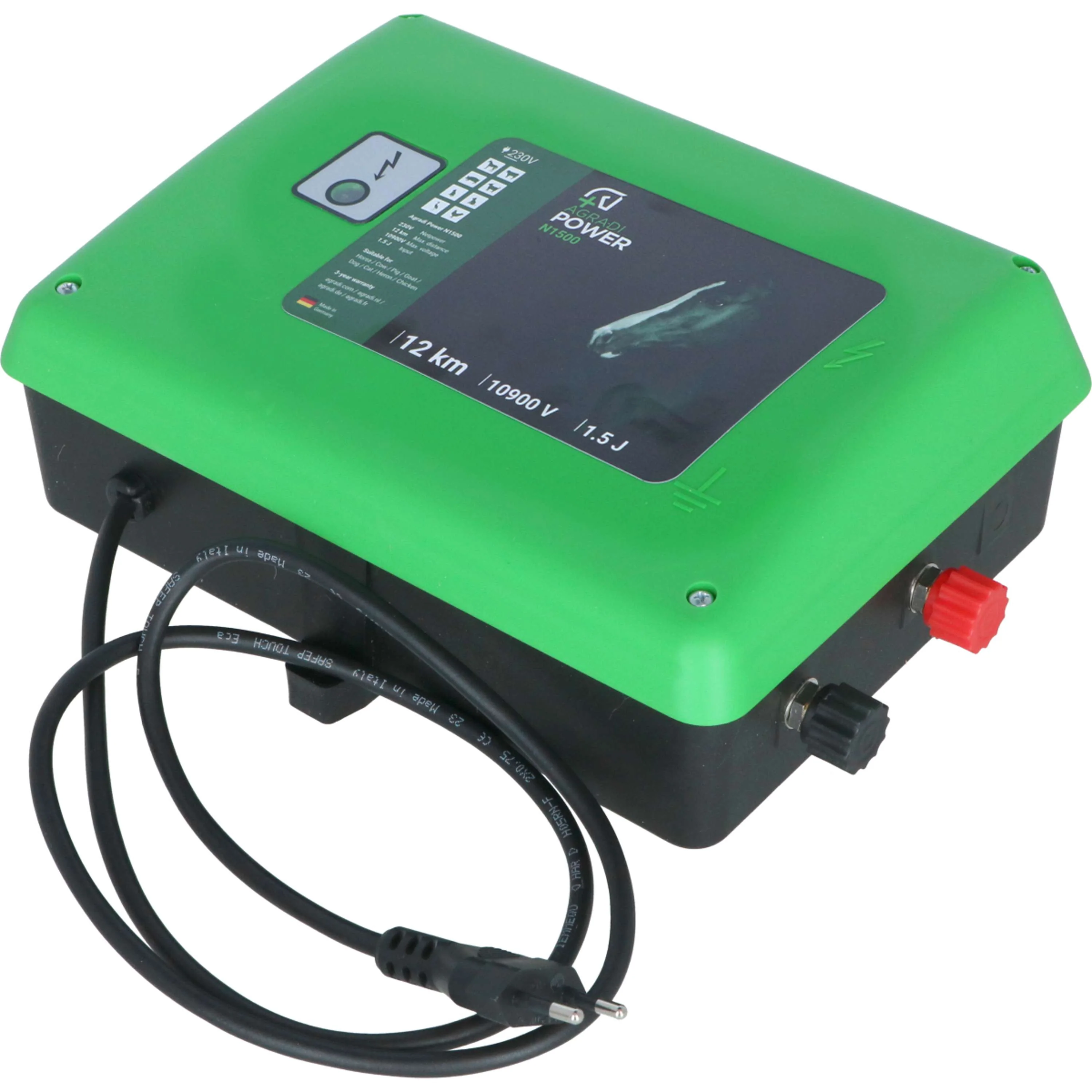Agradi Power N1500 Électrificateur 1,5 Joule 230V Vert Foncé - Image 5