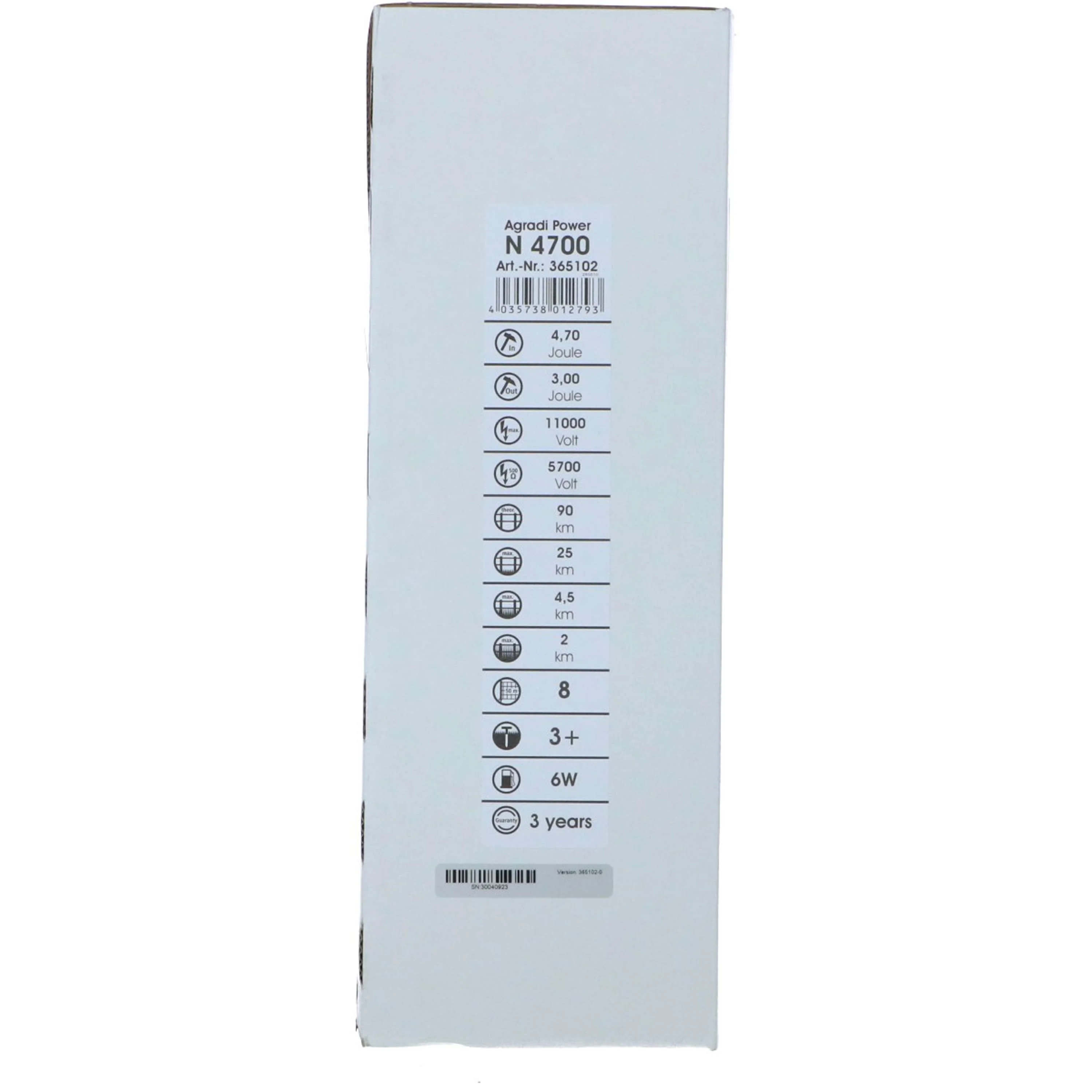 Agradi Power N4700 Électrificateur 4,7 Joule 230V - Image 7