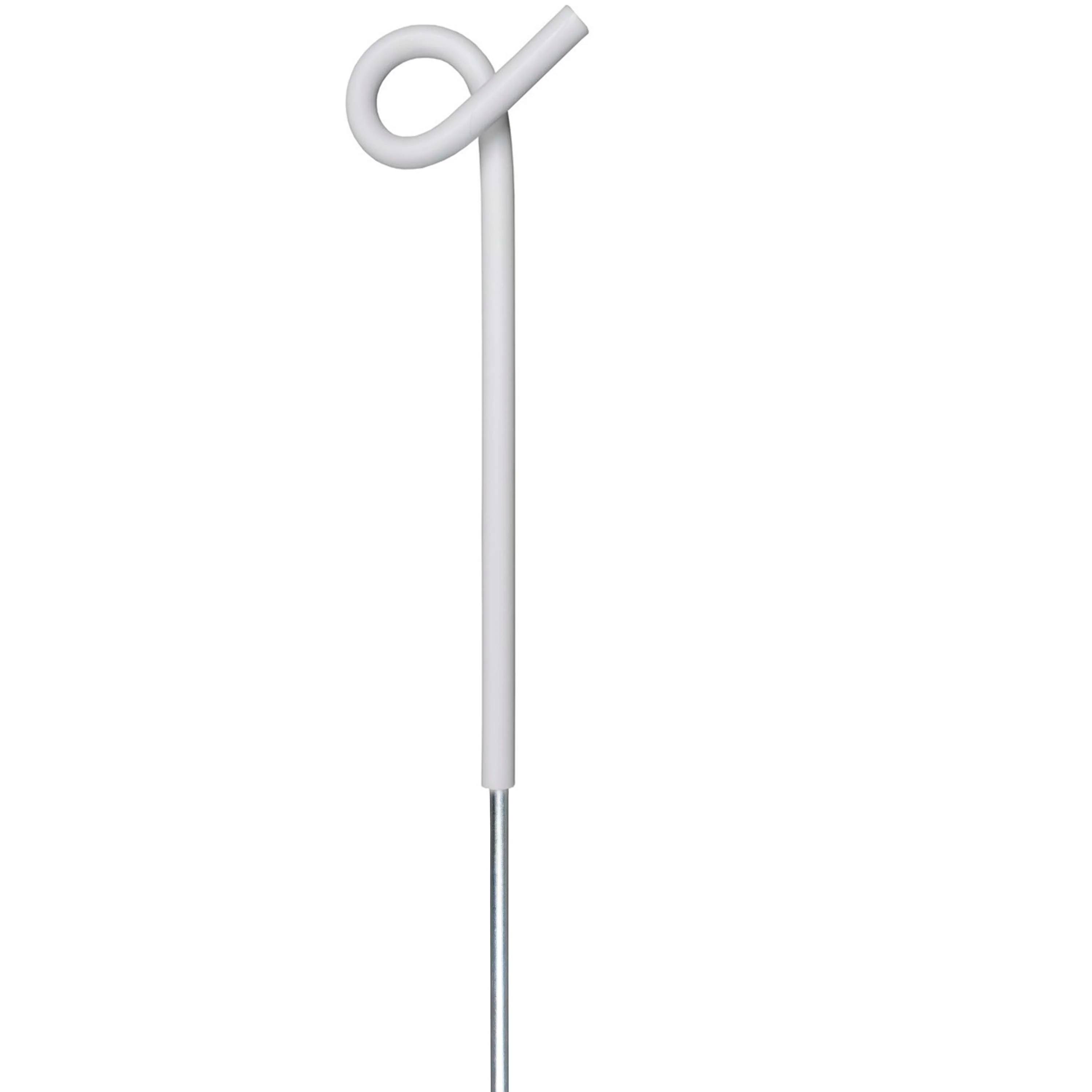 Agradi Power Piquet de Clôture Acier de Ressort avec Boucle 10 Pièces Blanc - Image 4