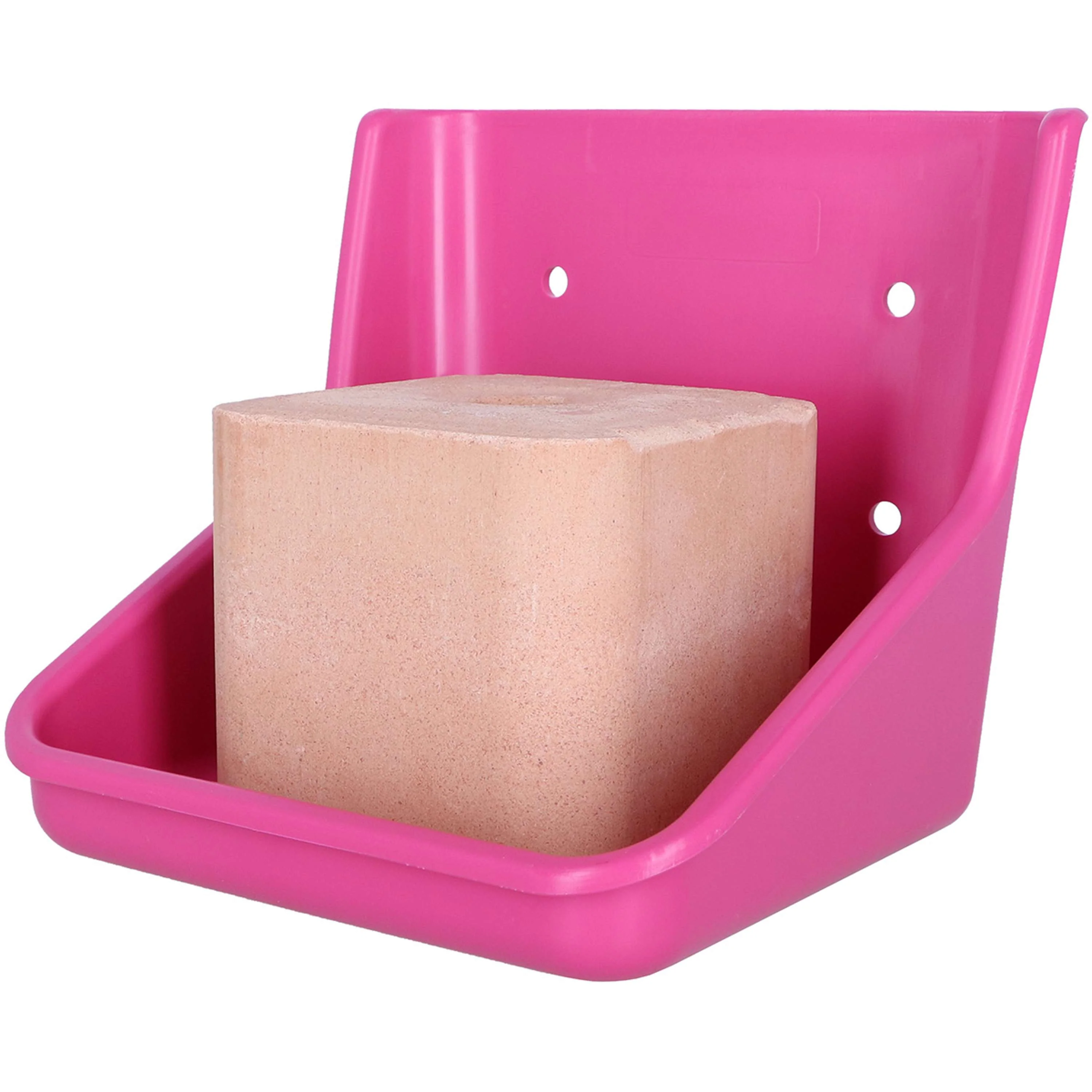 Agradi Support de Pierre à Lécher Robu Plastique Rose - Image 4