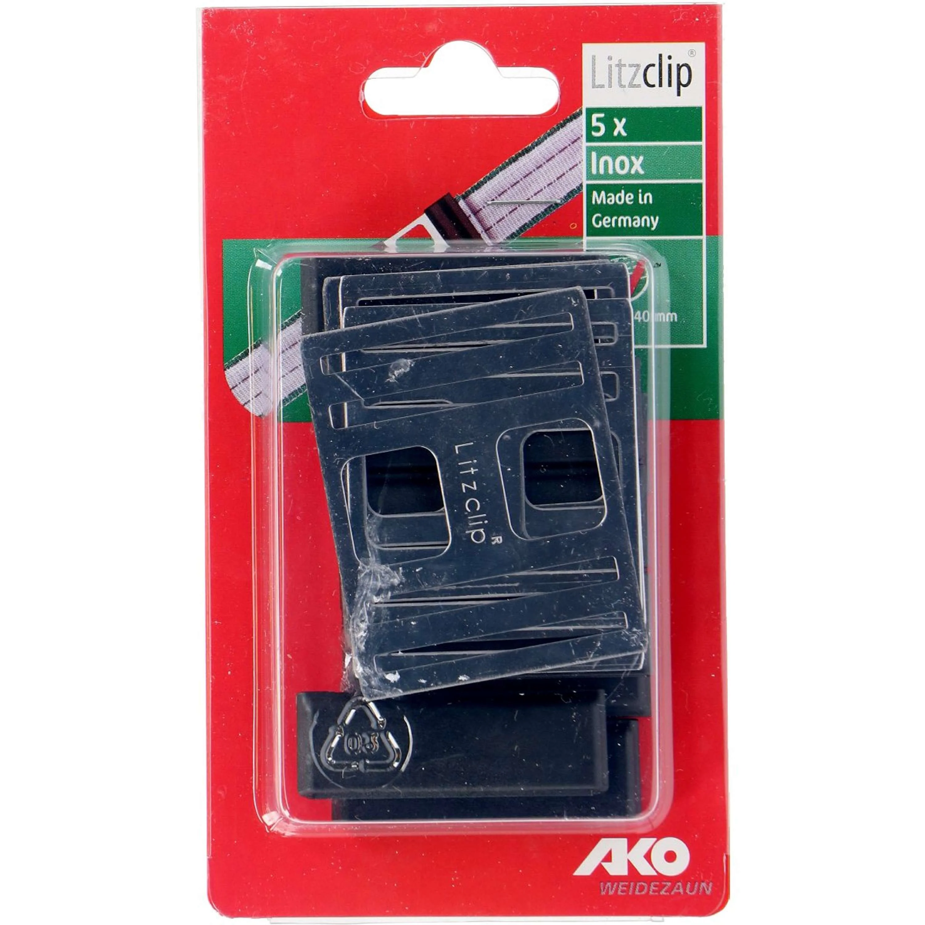 Ako Connecteur clip Ruban Litzclip Acier Inoxydable 5 Pièces - Image 2