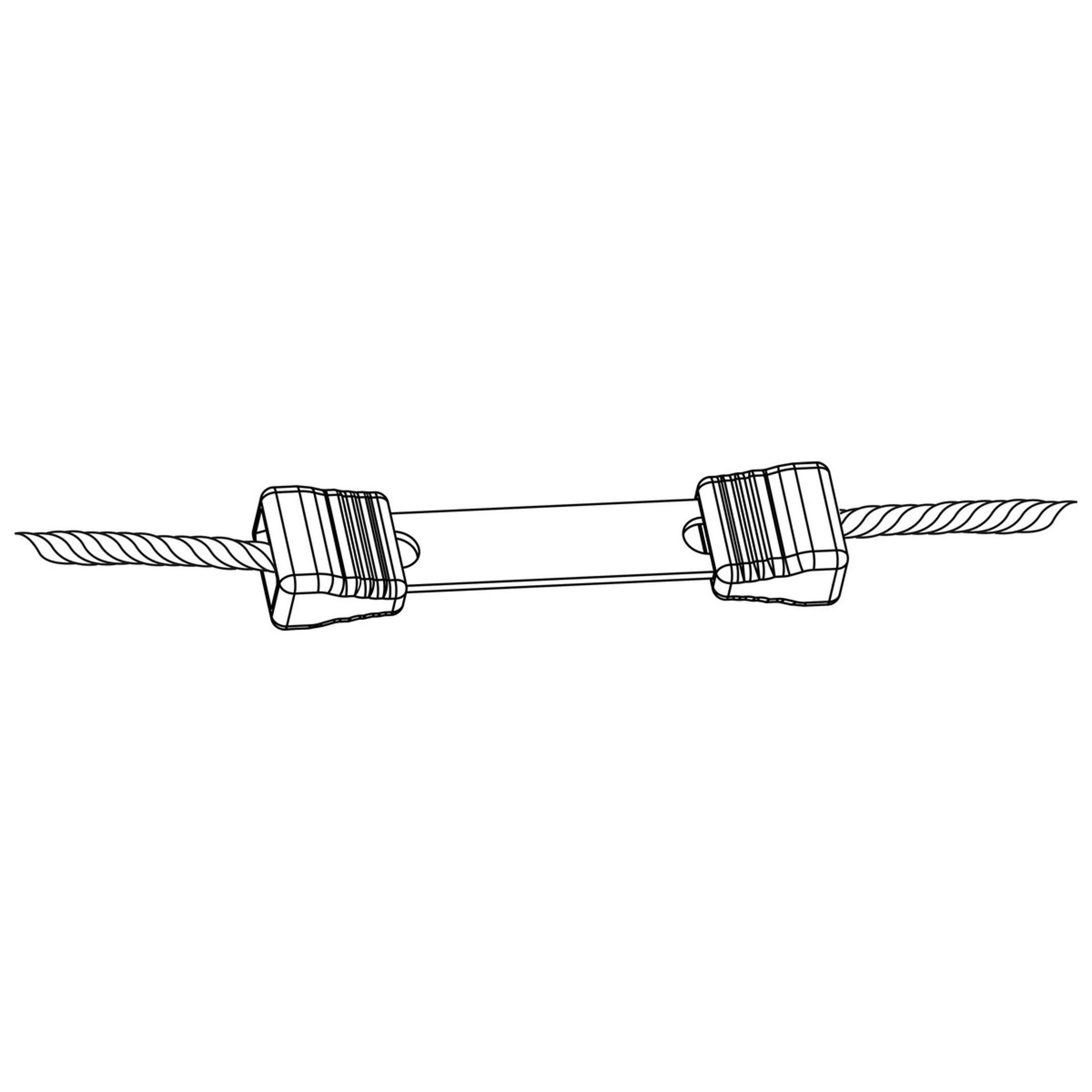 Ako Connecteur de Fil Litzclip 3mm Droit Acier inoxydable 10 Pièces - Image 4