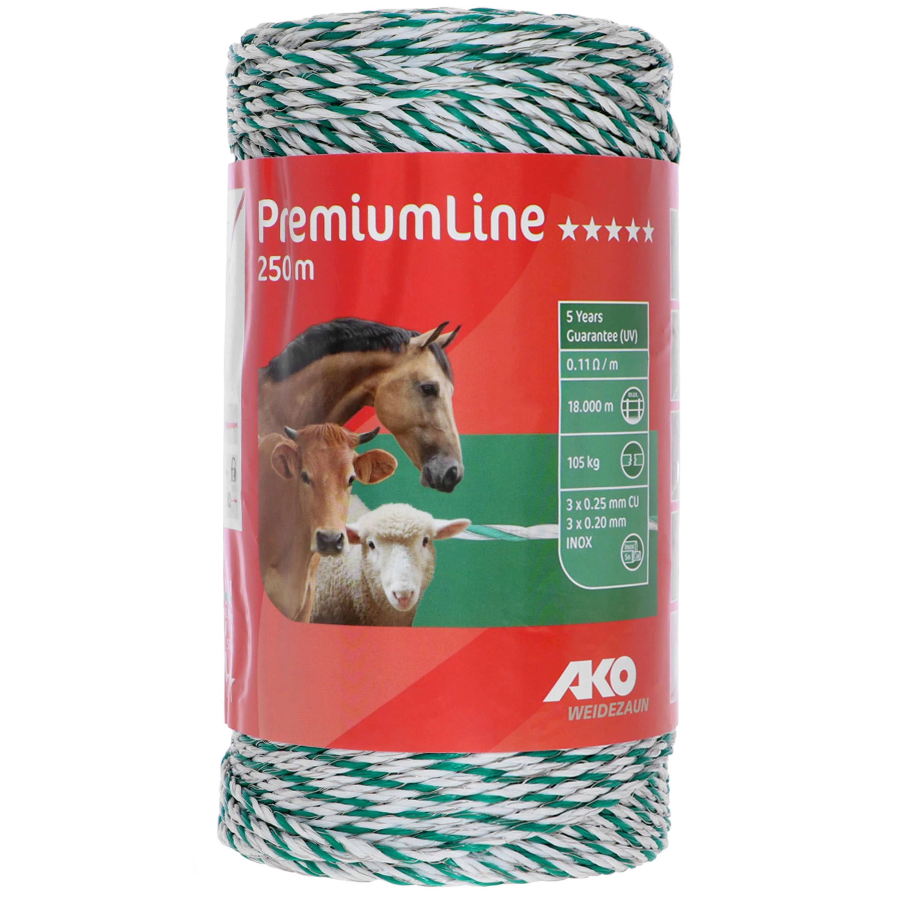Ako Fil de Clôture PremiumLine Blanc/Vert - Image 12