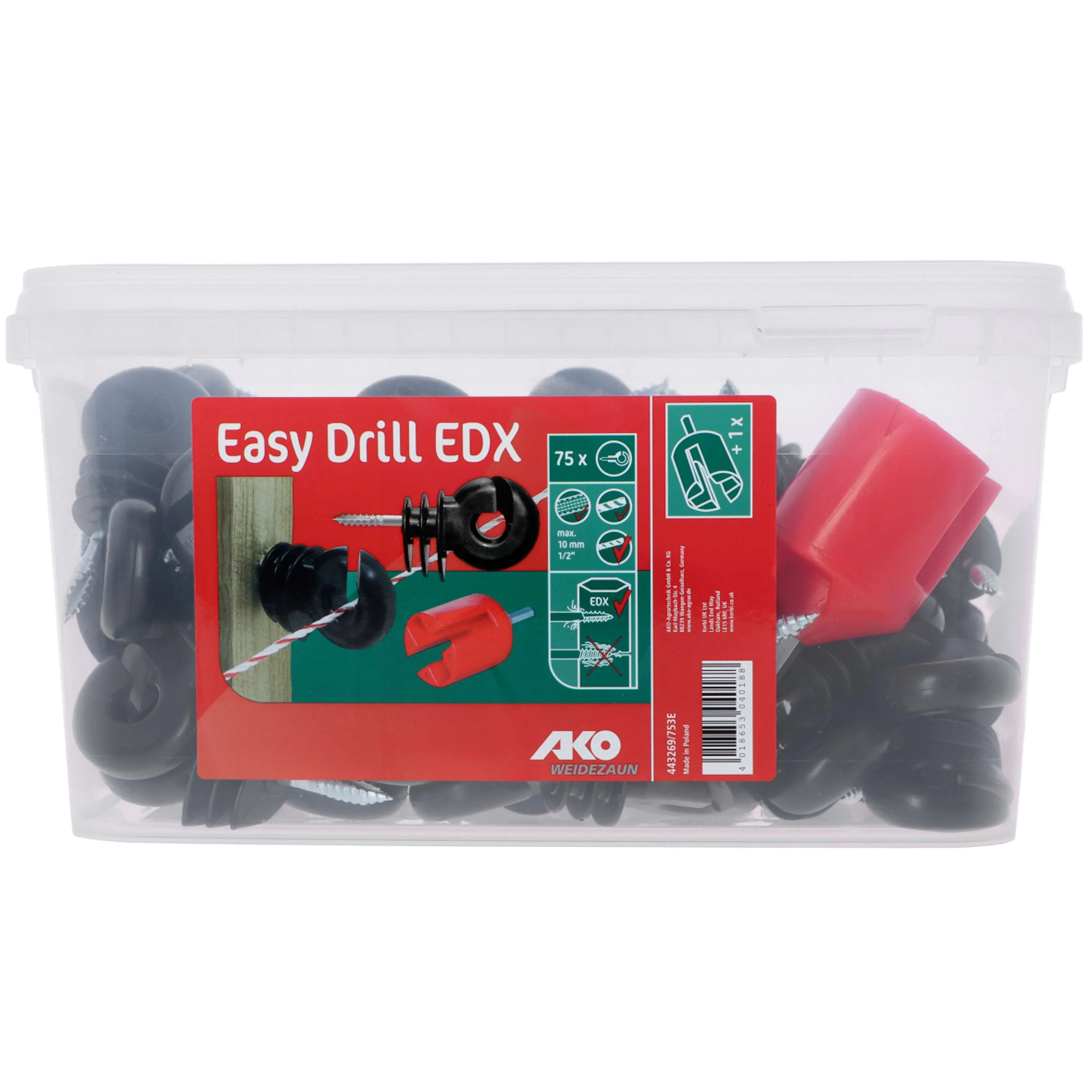 Ako Isolateur Anneau Easy Drill avec Mors à Visser 75 Pièces - Image 2