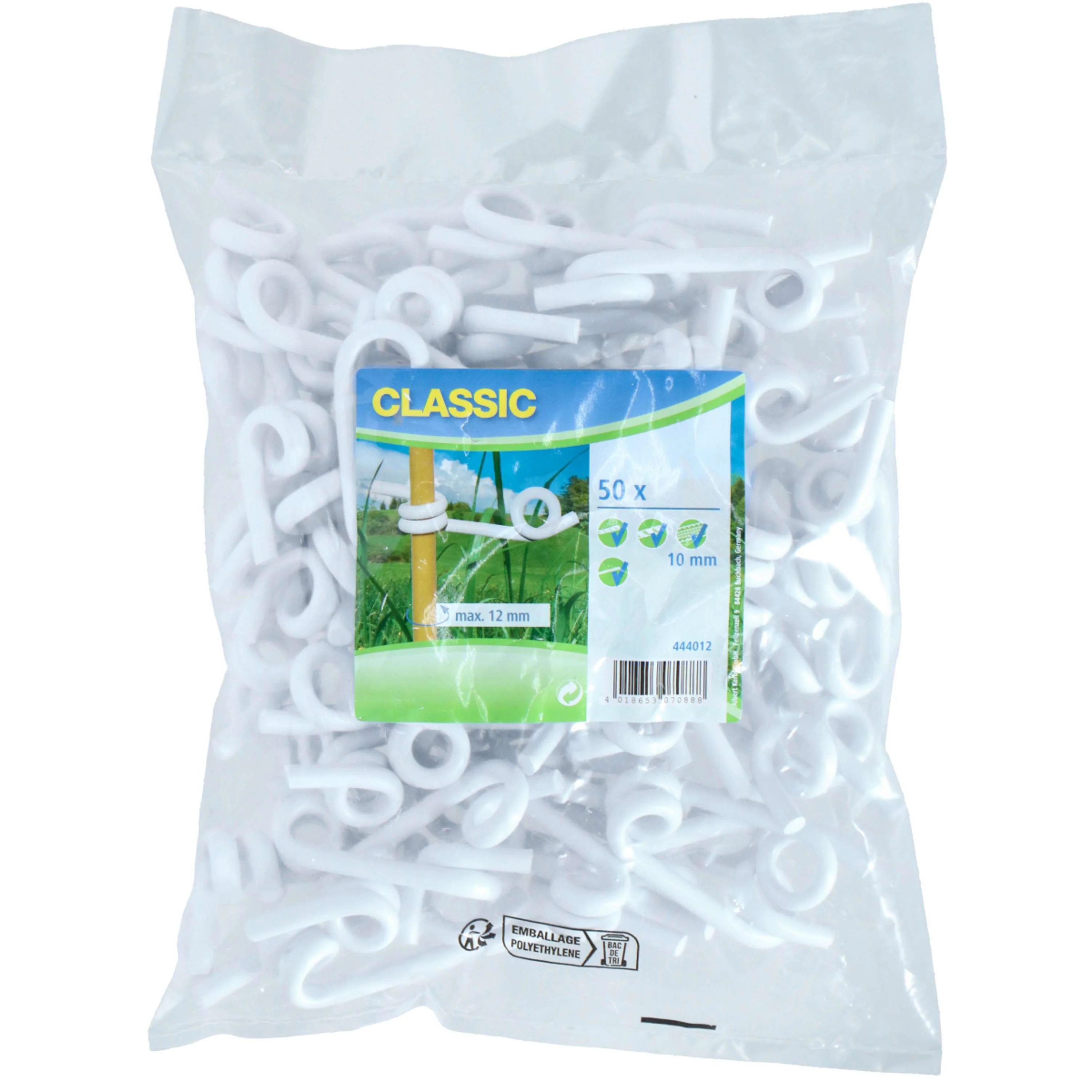 Ako Isolateur queue de Cochon Plastique pour Fibre de Verre Poteau 50 Pièces - Image 2