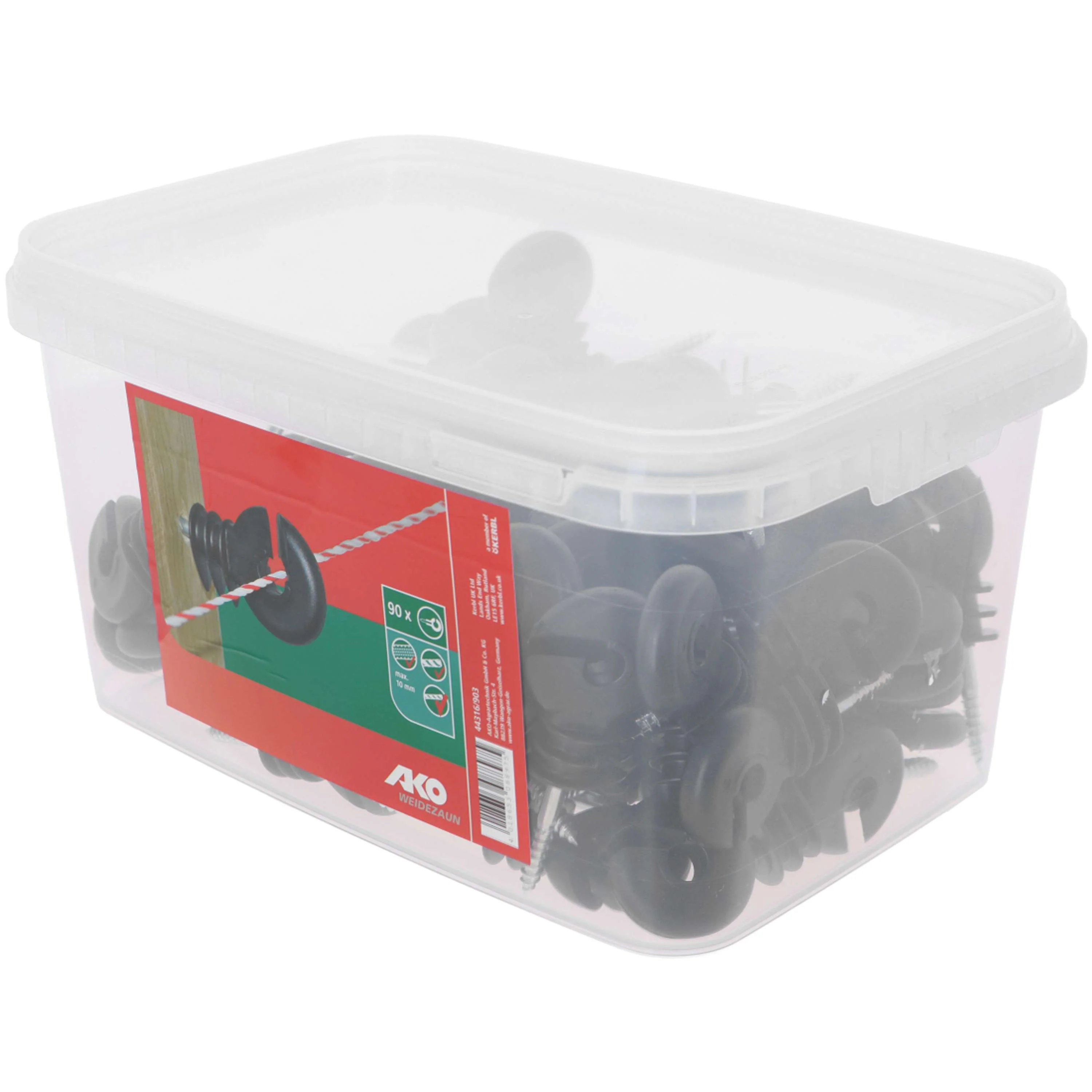 Ako Ringiso. Sans noyau de fer 25 Pièces Noir - Image 2