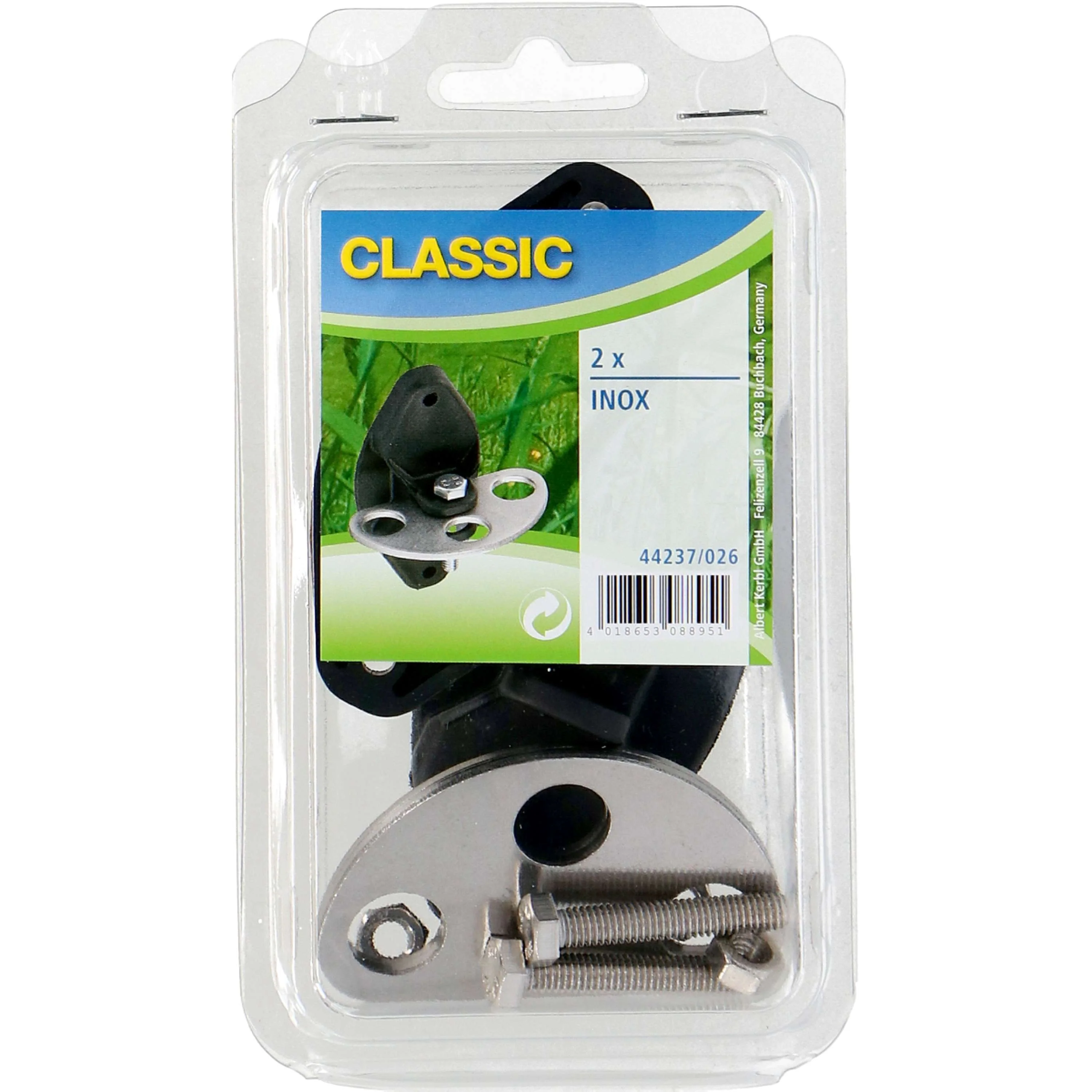 Ako Set d'Isolateurs Double Ancrage Vario Acier inoxydable 2 Jeux - Image 8