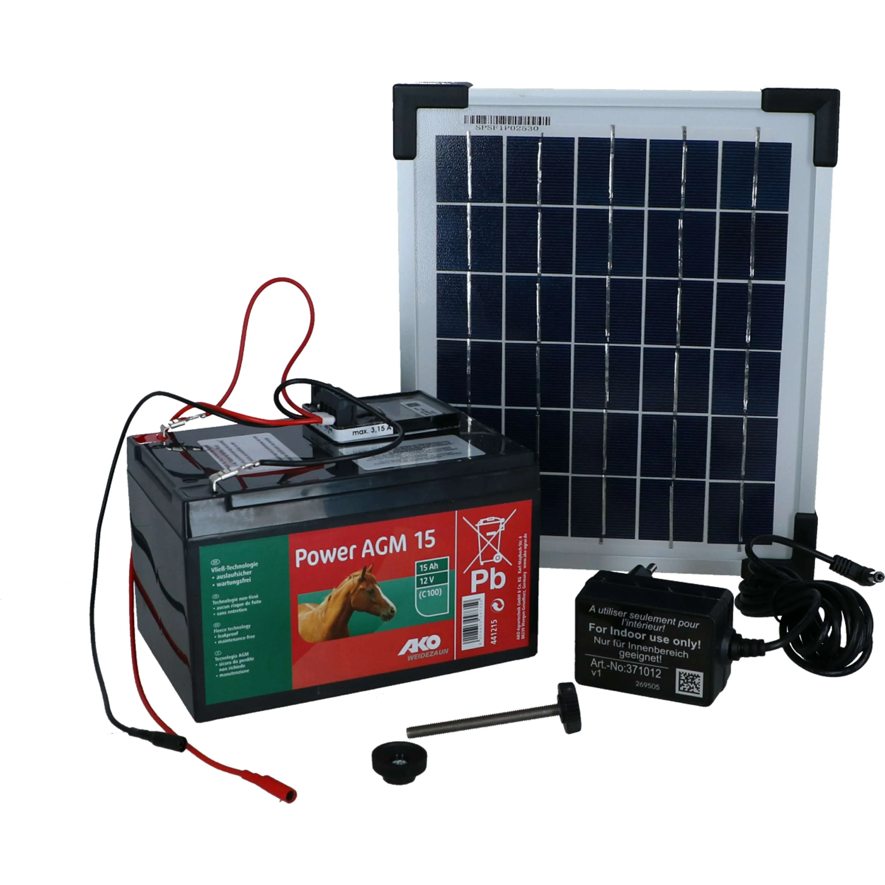 Ako Solar-Set AGM Accu 5 Watt - Image 3