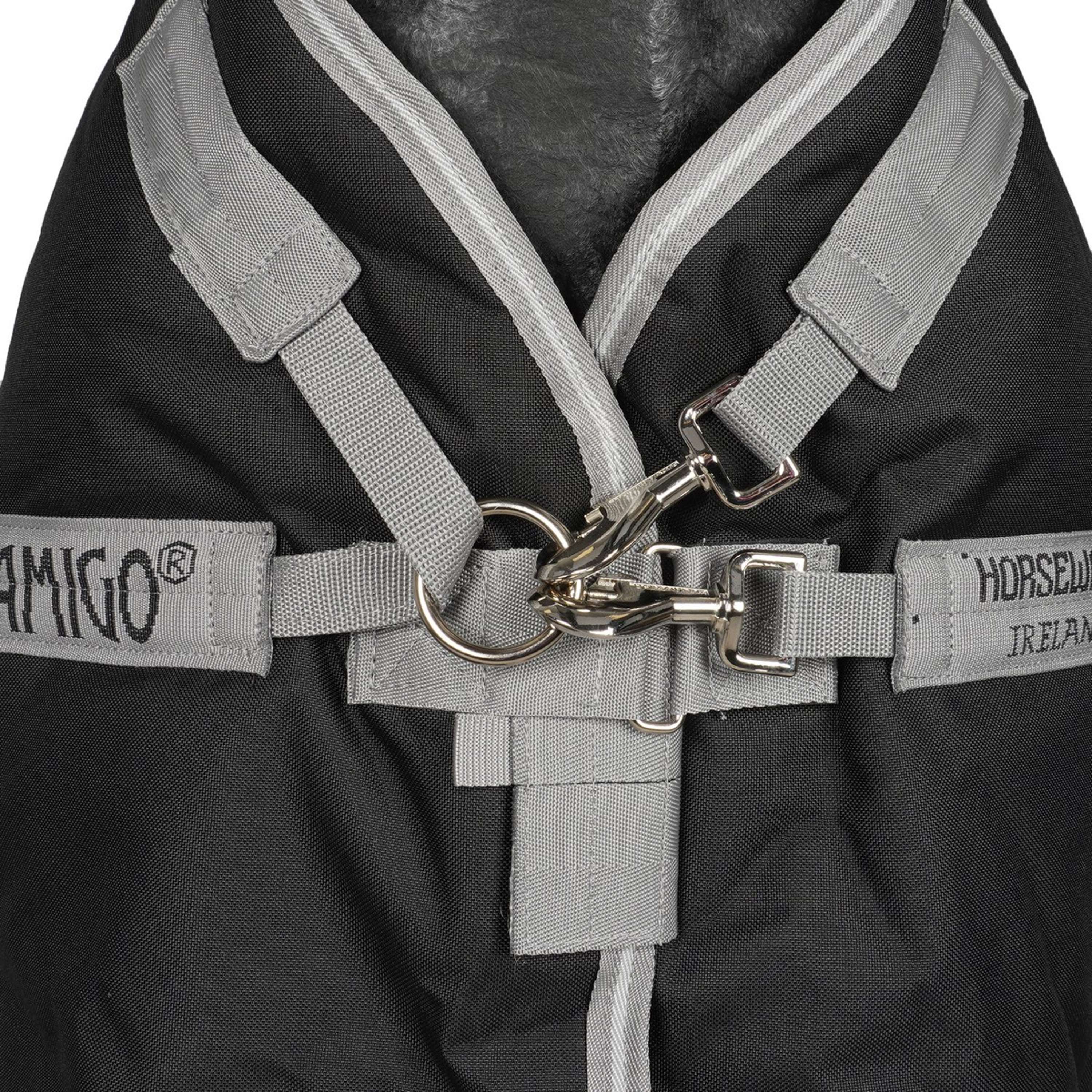 Amigo Bravo 12 Plus Turnout Heavy 400g Black/Titanium Grey - Image 10