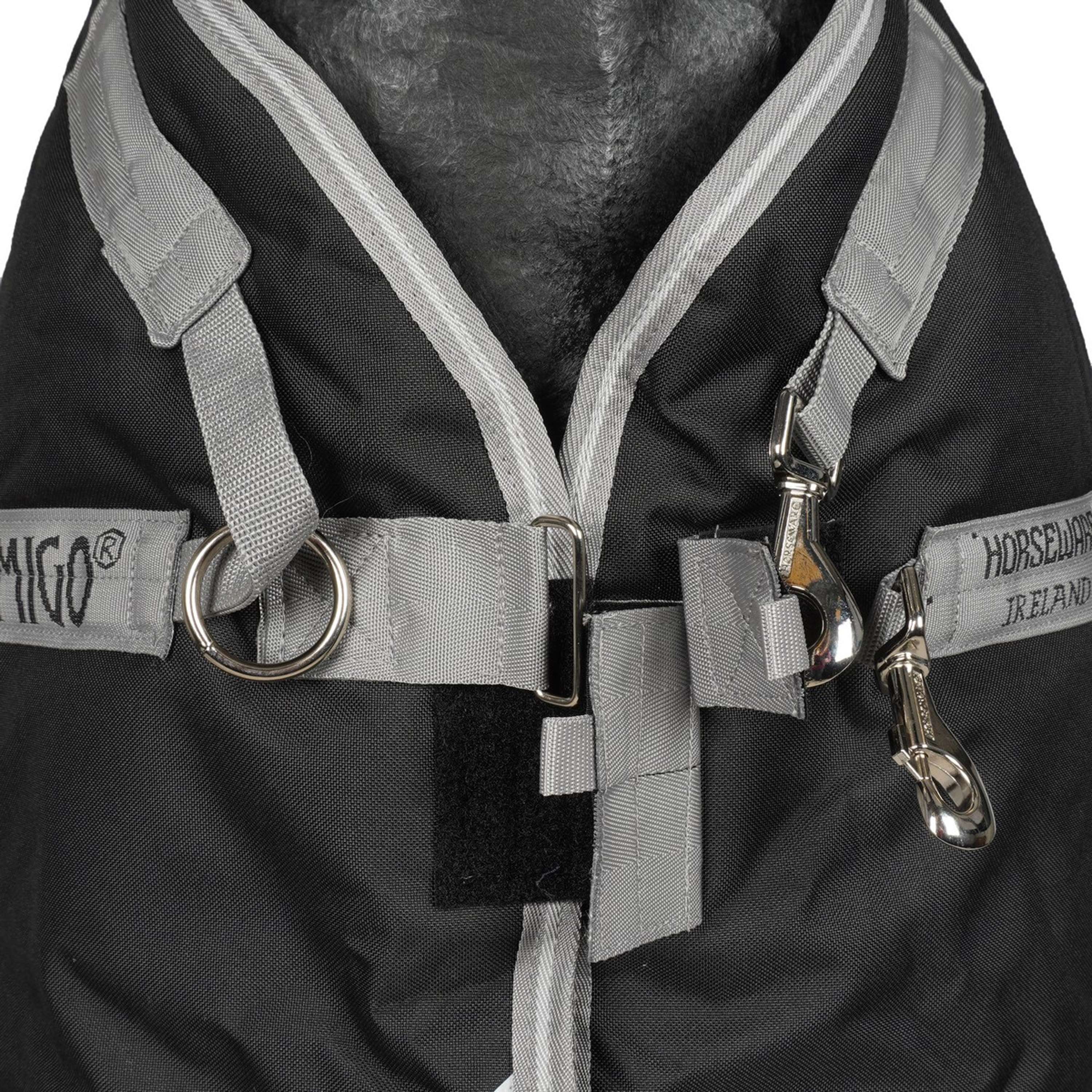 Amigo Bravo 12 Plus Turnout Heavy 400g Black/Titanium Grey - Image 11