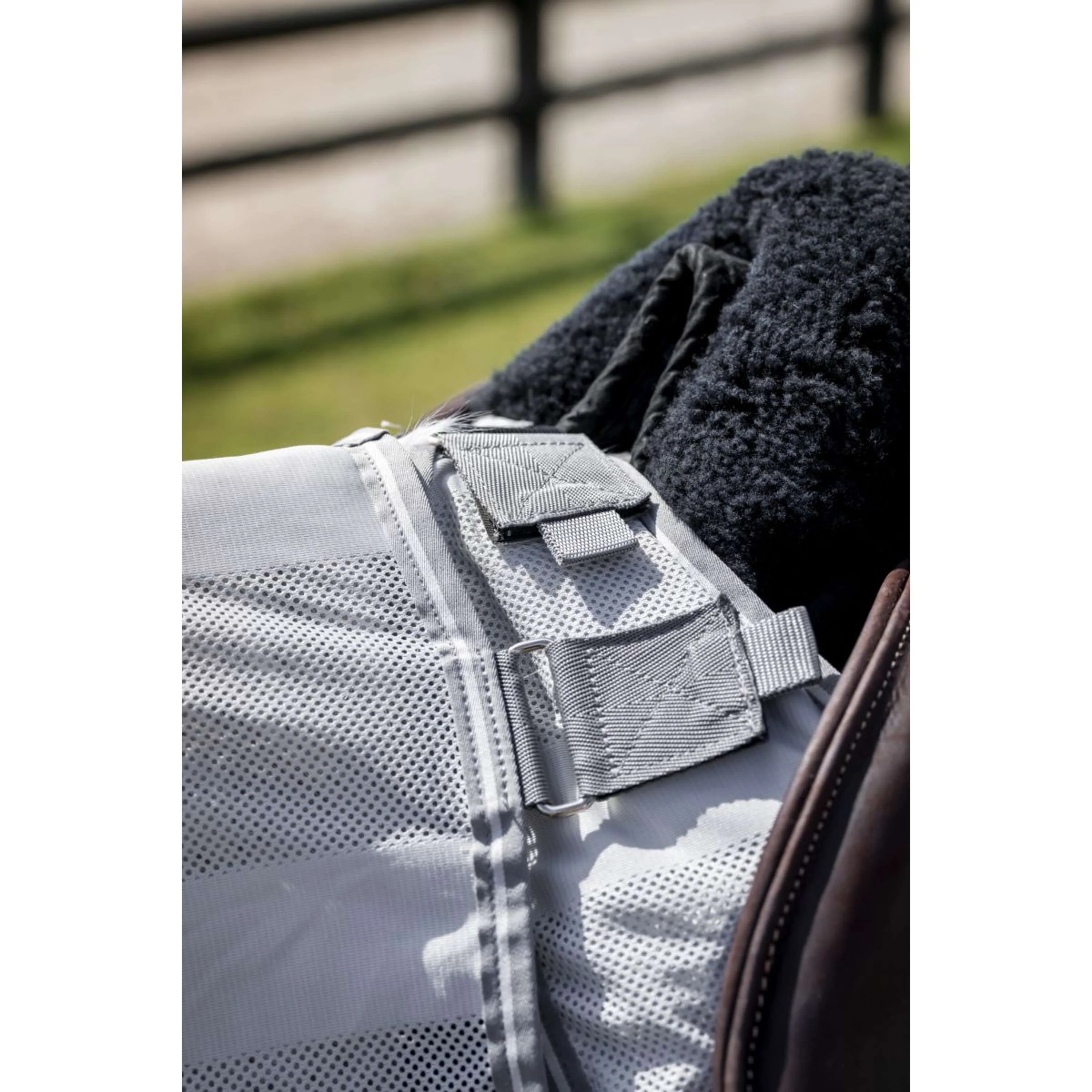 Amigo Chemise Anti-Mouches pour Monter Argent/Gris Titane/Argent - Image 2