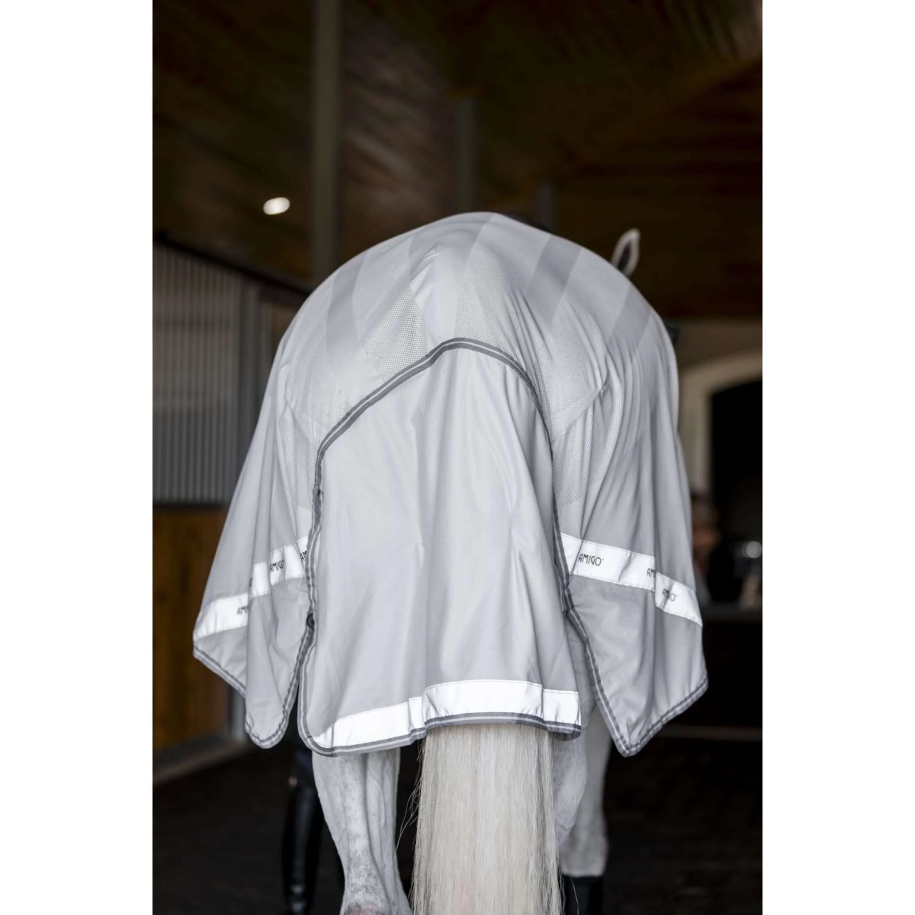 Amigo Chemise Anti-Mouches pour Monter Argent/Gris Titane/Argent - Image 3