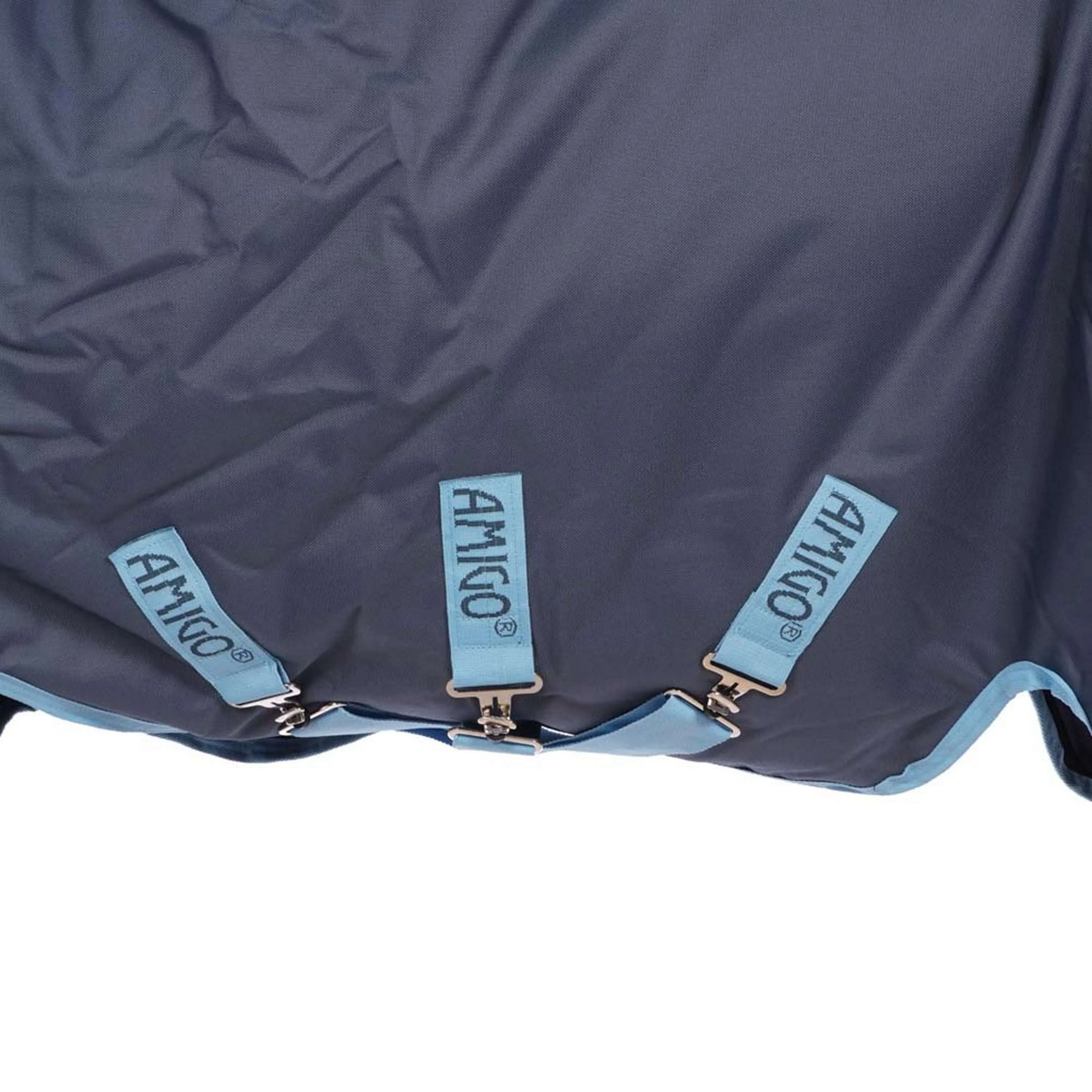 Amigo Couverture Turnout AmEco Bravo 12 Plus 250g Dark Blue/Sky Blue - Image 8