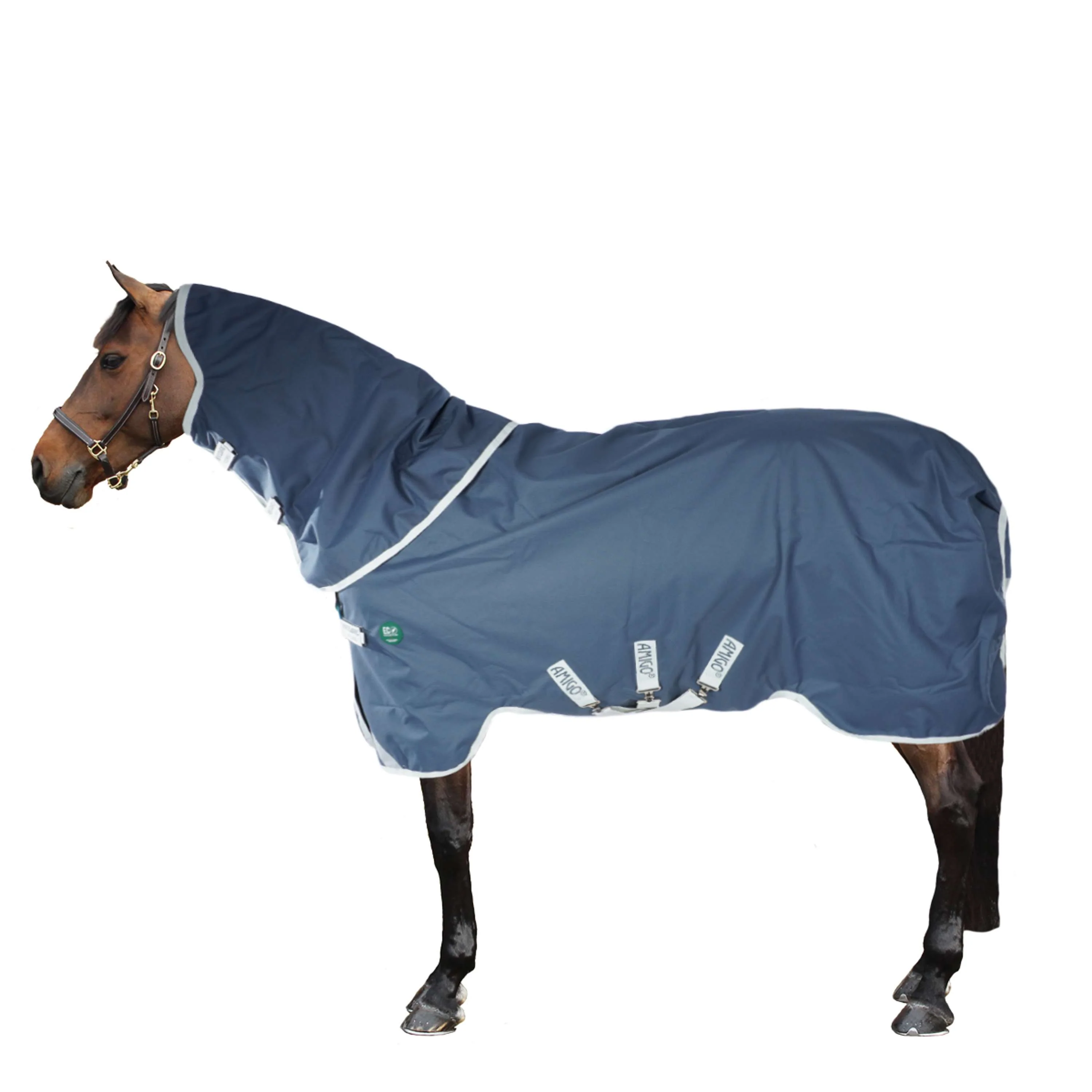 Amigo Chemise Turnout Eco Bravo 12 Plus 100g Teal/gris - Image 2