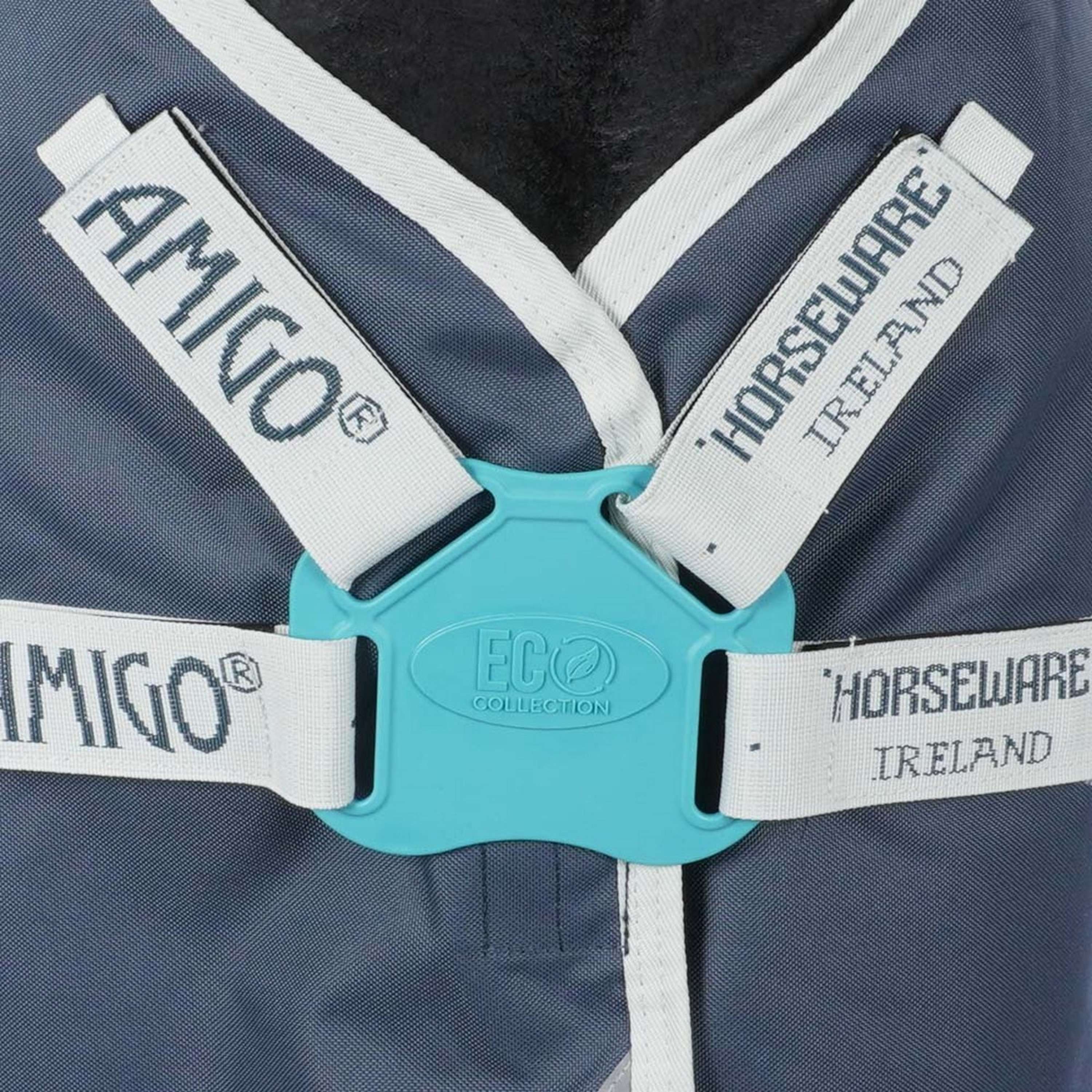 Amigo Chemise Turnout Eco Bravo 12 Plus 100g Teal/gris - Image 4