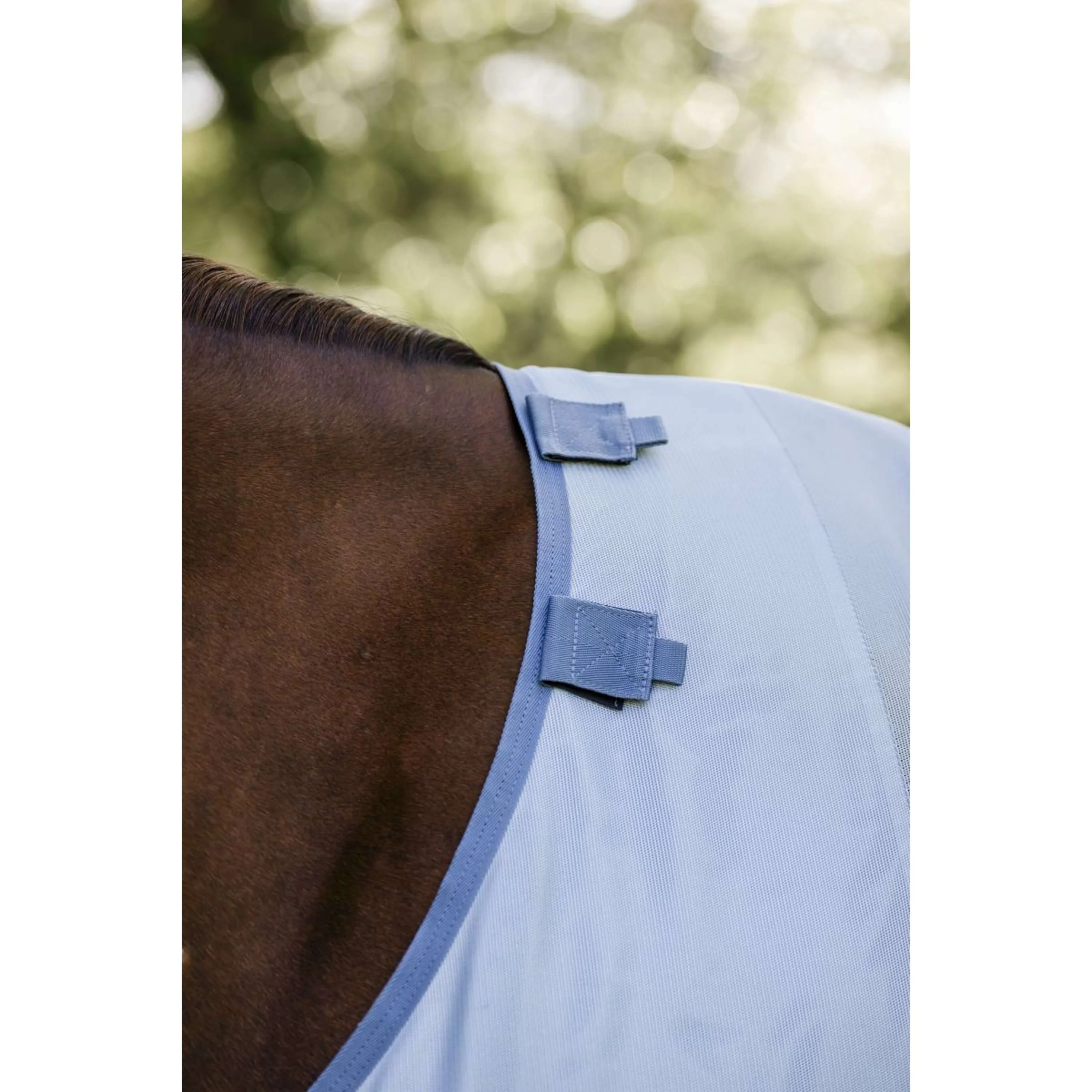 Amigo Couverture Anti-Mouches Heather Blue/Blue/Silver - Image 6