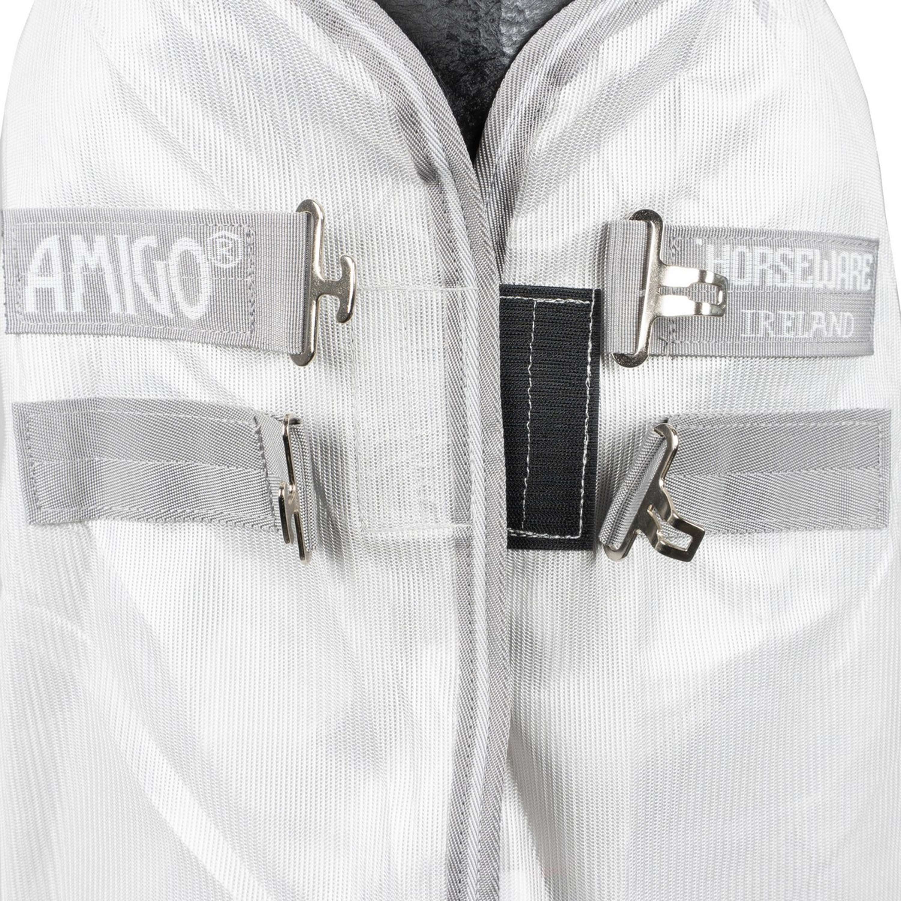 Amigo Couverture Anti-Mouches Integrated Argent/Gris Titane/Argent - Image 10