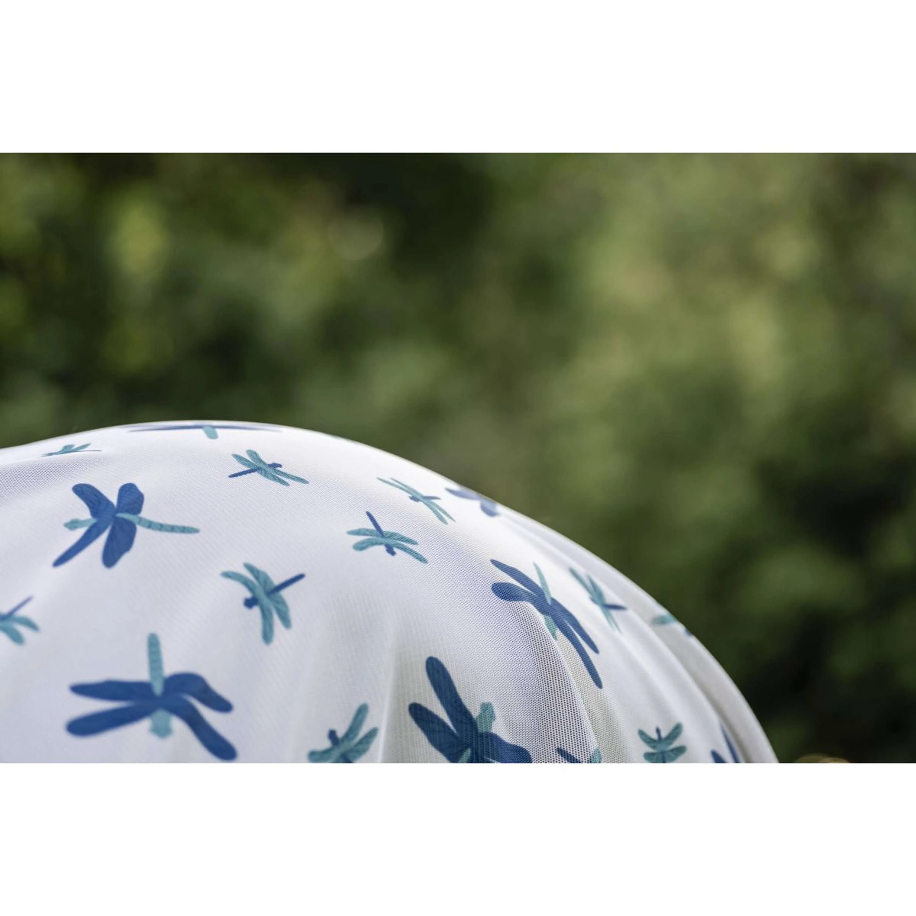 Amigo Couverture Anti-Mouches Plus Pony Dragonfly Print/Silver/Blue/Sage - Image 5