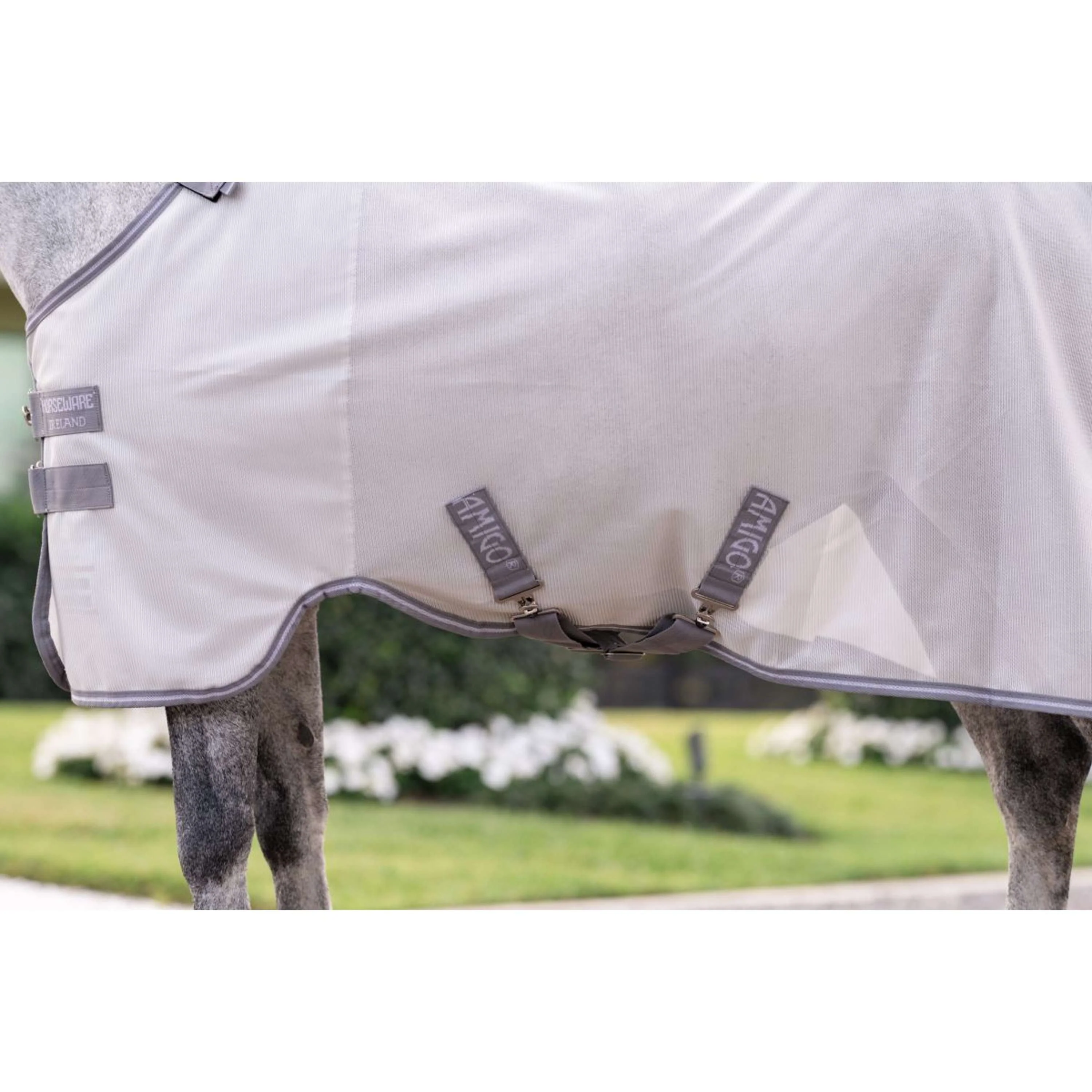 Amigo Bug Rug Plus Pony Argent/Gris Titane/Argent - Image 5