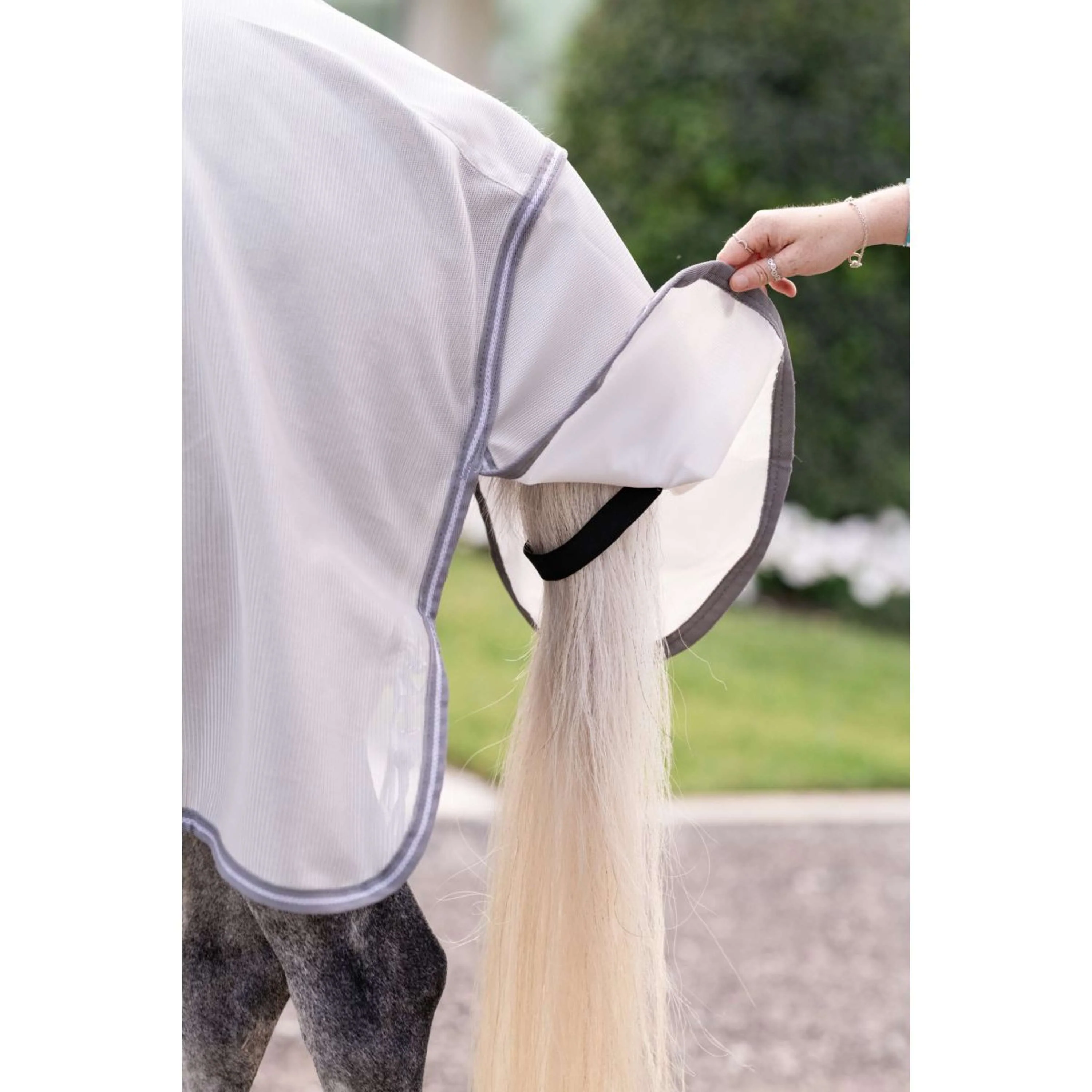 Amigo Bug Rug Plus Pony Argent/Gris Titane/Argent - Image 6