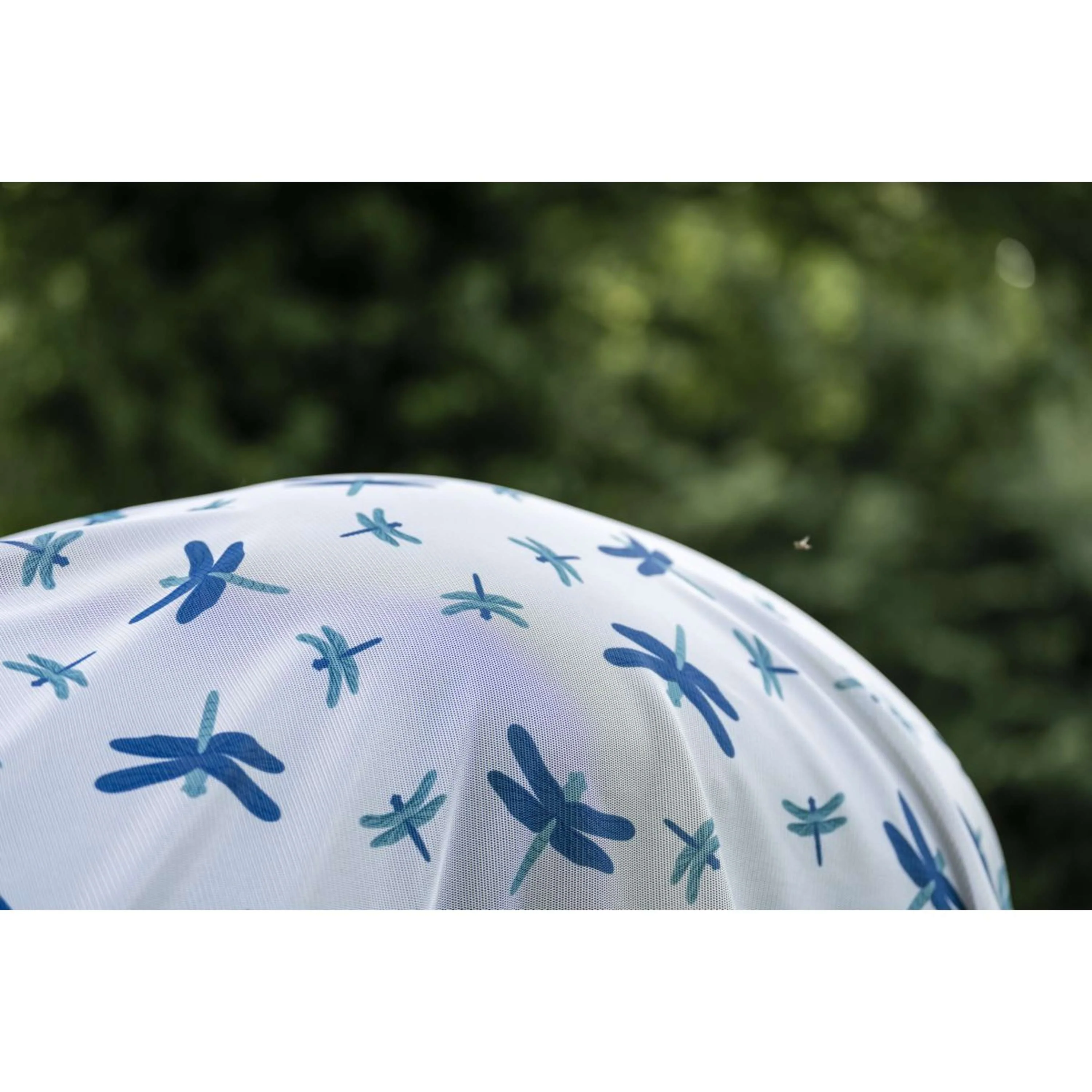 Amigo Couverture Anti-Mouches Dragonfly Print/Silver/Blue/Sage - Image 8