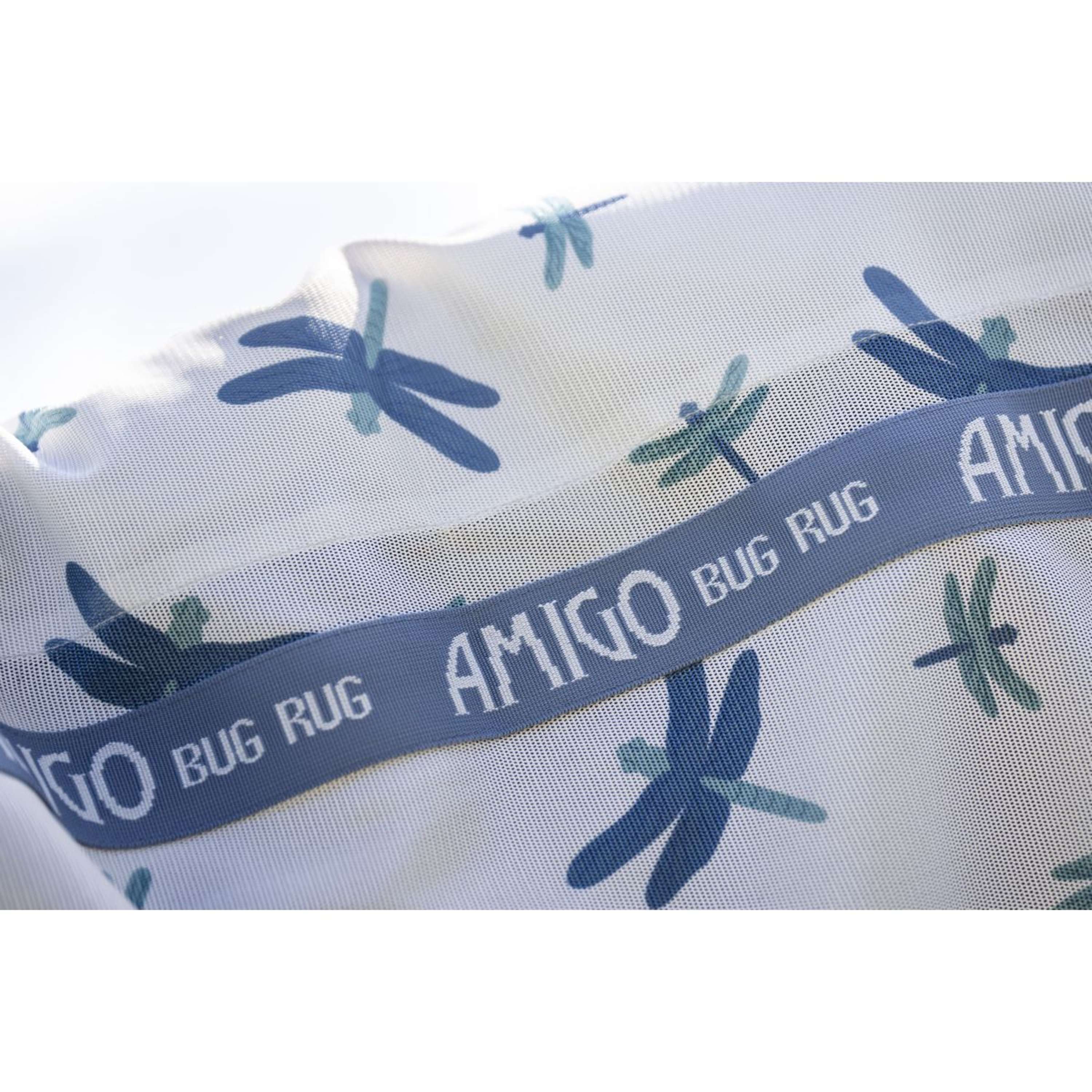Amigo Couverture Anti-Mouches XL Plus Dragonfly Print/Silver/Blue/Sage - Image 10