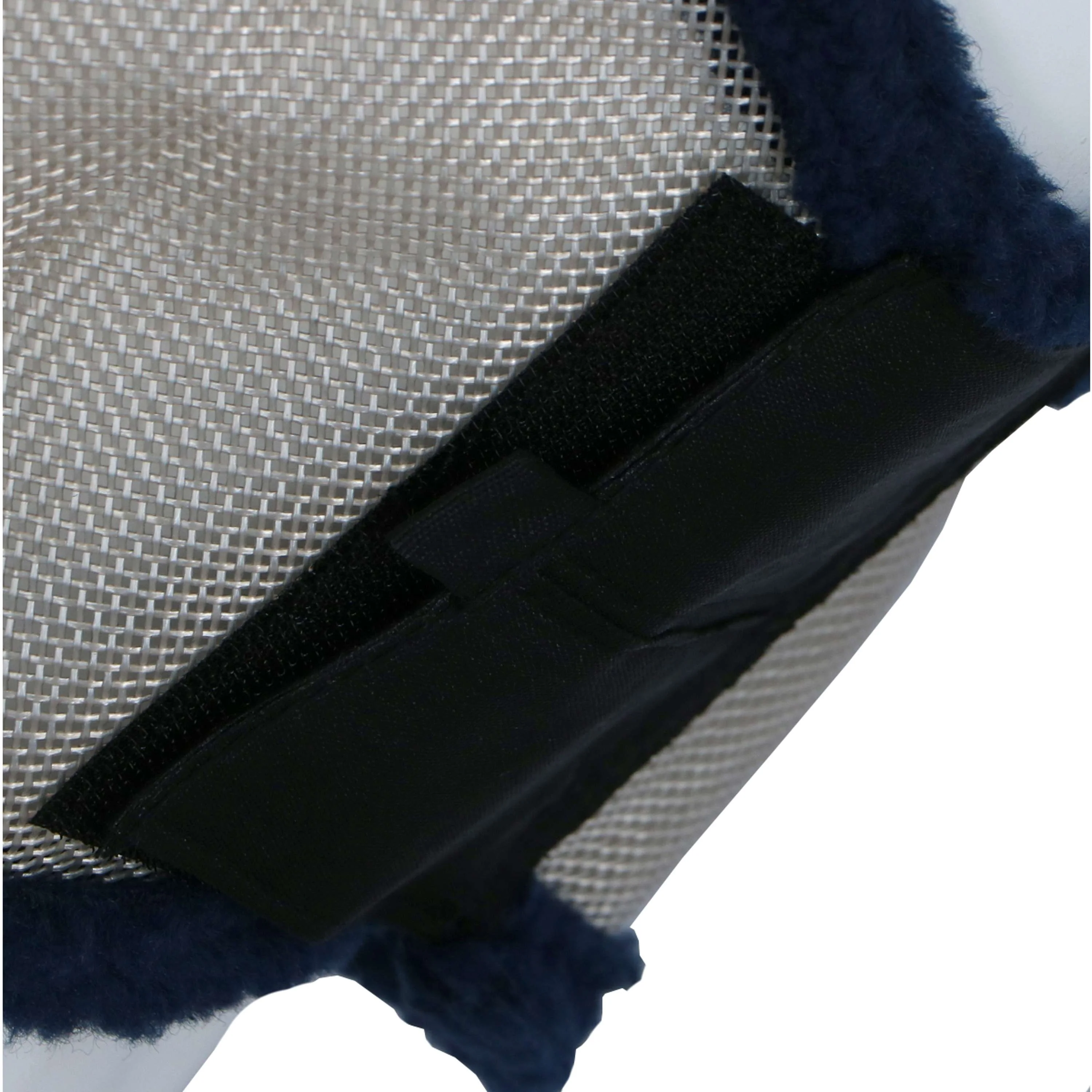 Amigo Fly Mask Argent/Bleu Marine - Image 6