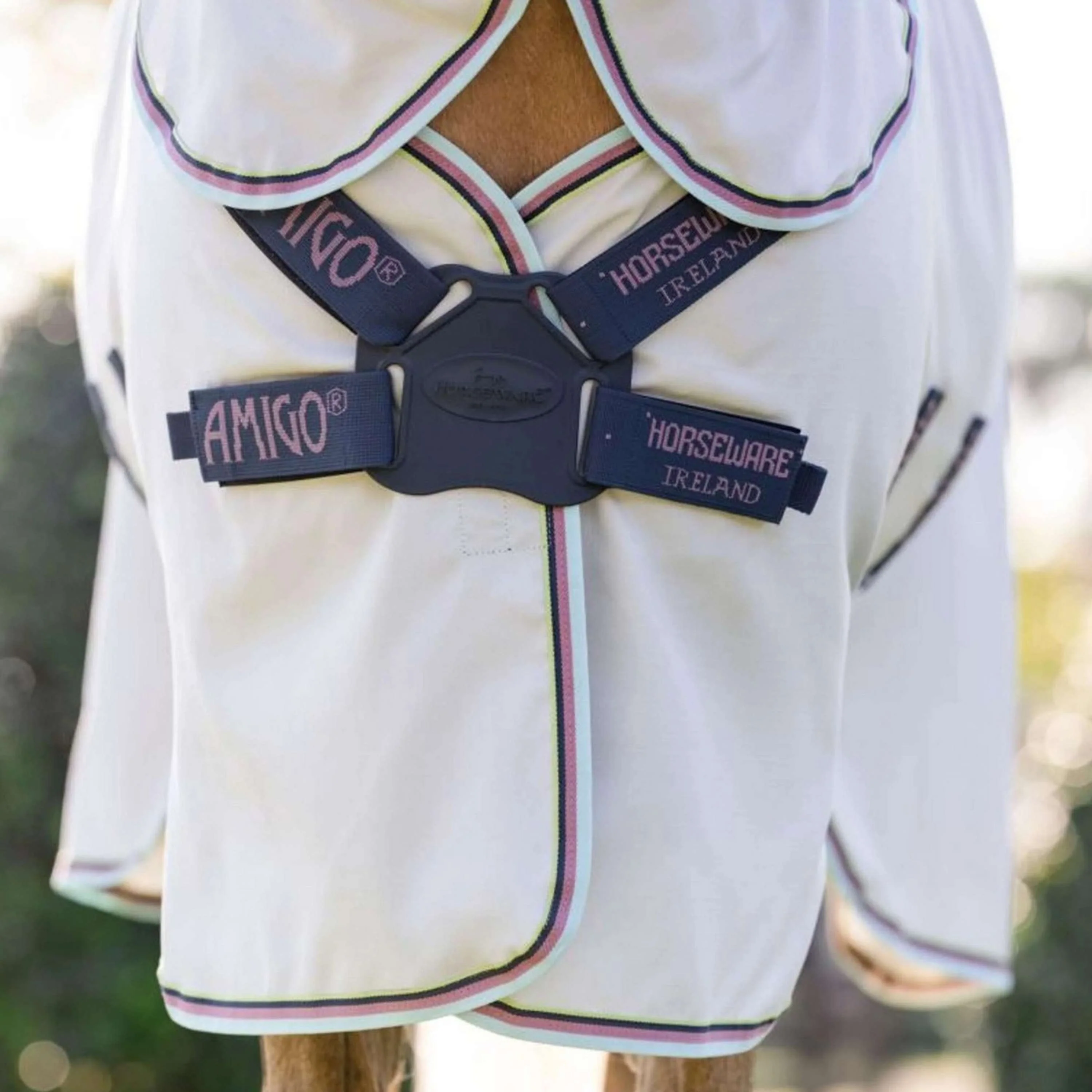 Amigo Ripstop Hoody Pony Argent/Lime/Marine/Rose/Bleu - Image 3