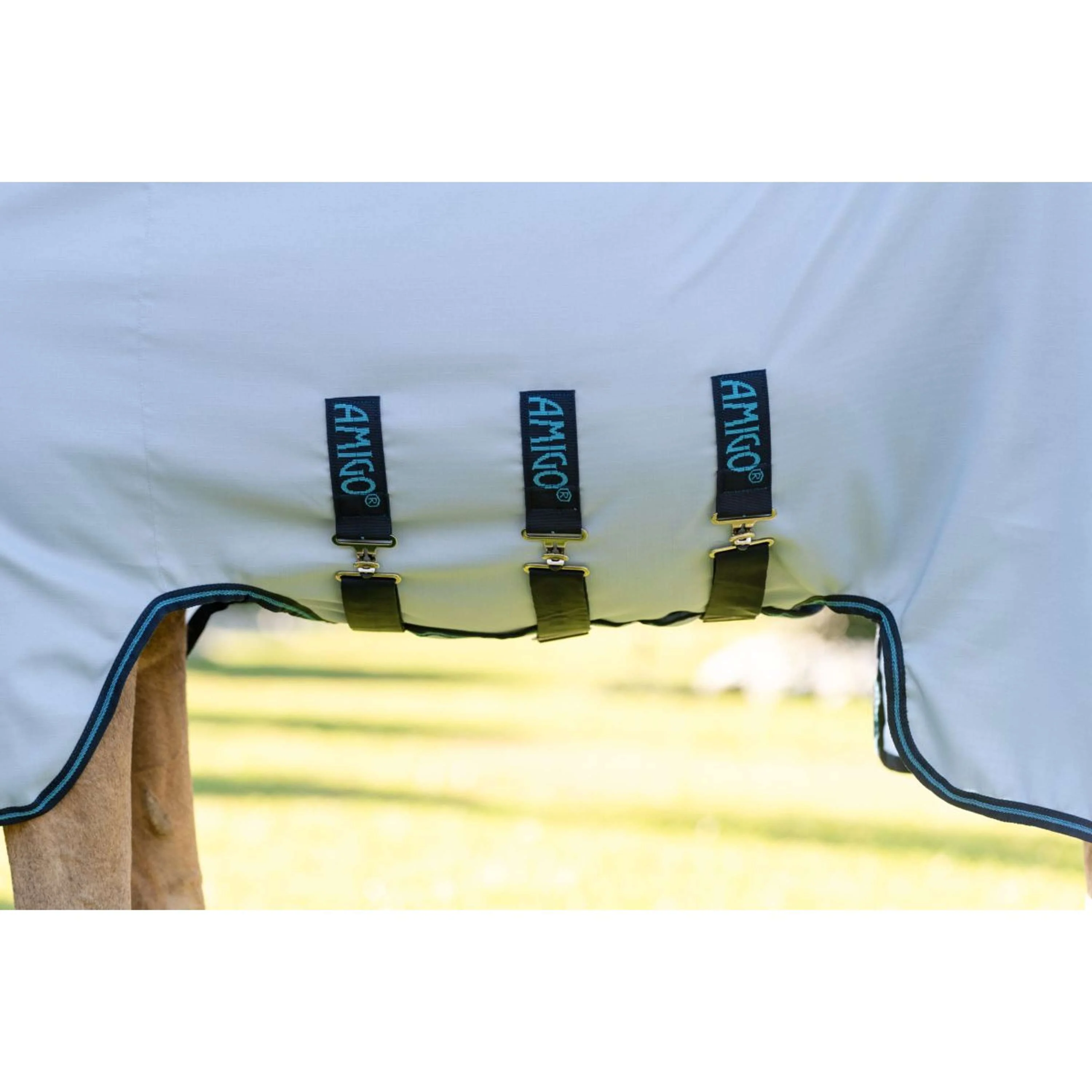 Amigo Ripstop Hoody Pony Azure Blue/Navy/Electric Blue - Image 4
