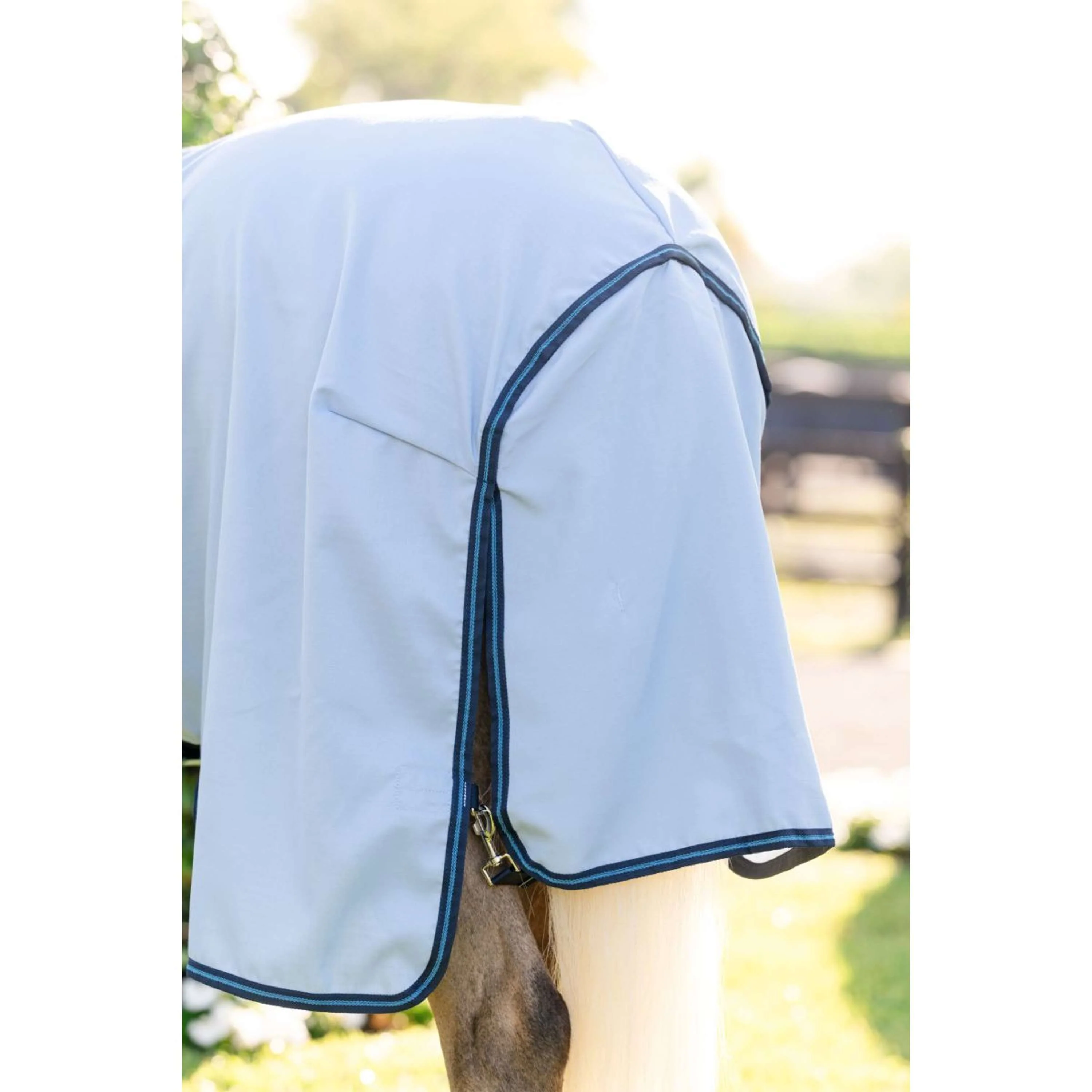 Amigo Ripstop Hoody Pony Azure Blue/Navy/Electric Blue - Image 6