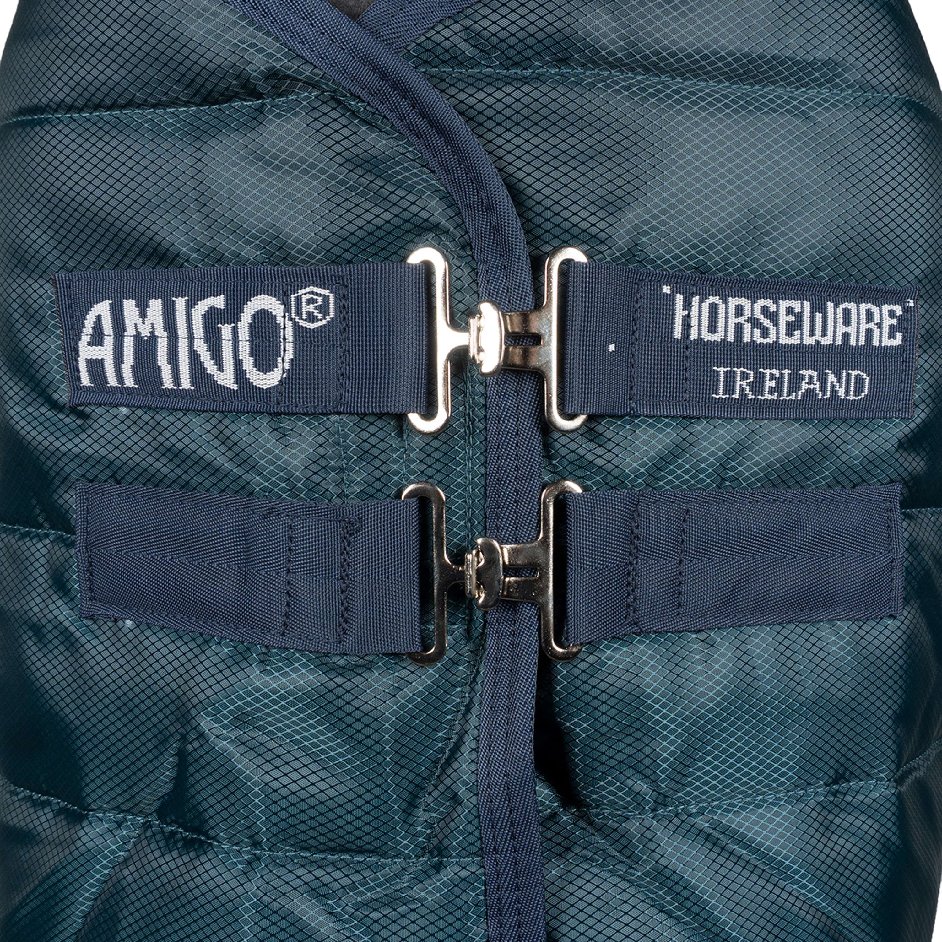 Amigo Ripstop Insulator Stable 200g Dynasty Green/Navy/Silver - Image 11