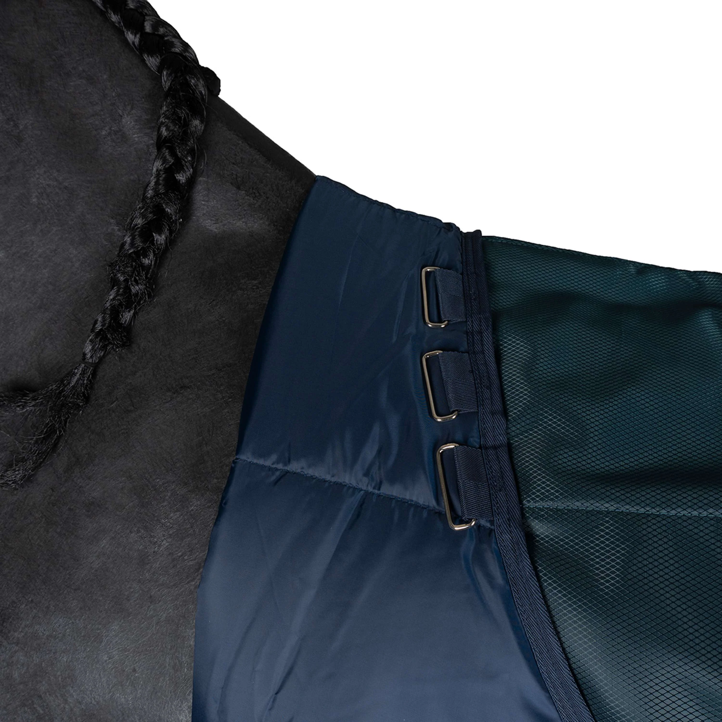 Amigo Ripstop Insulator Stable 200g Dynasty Green/Navy/Silver - Image 14
