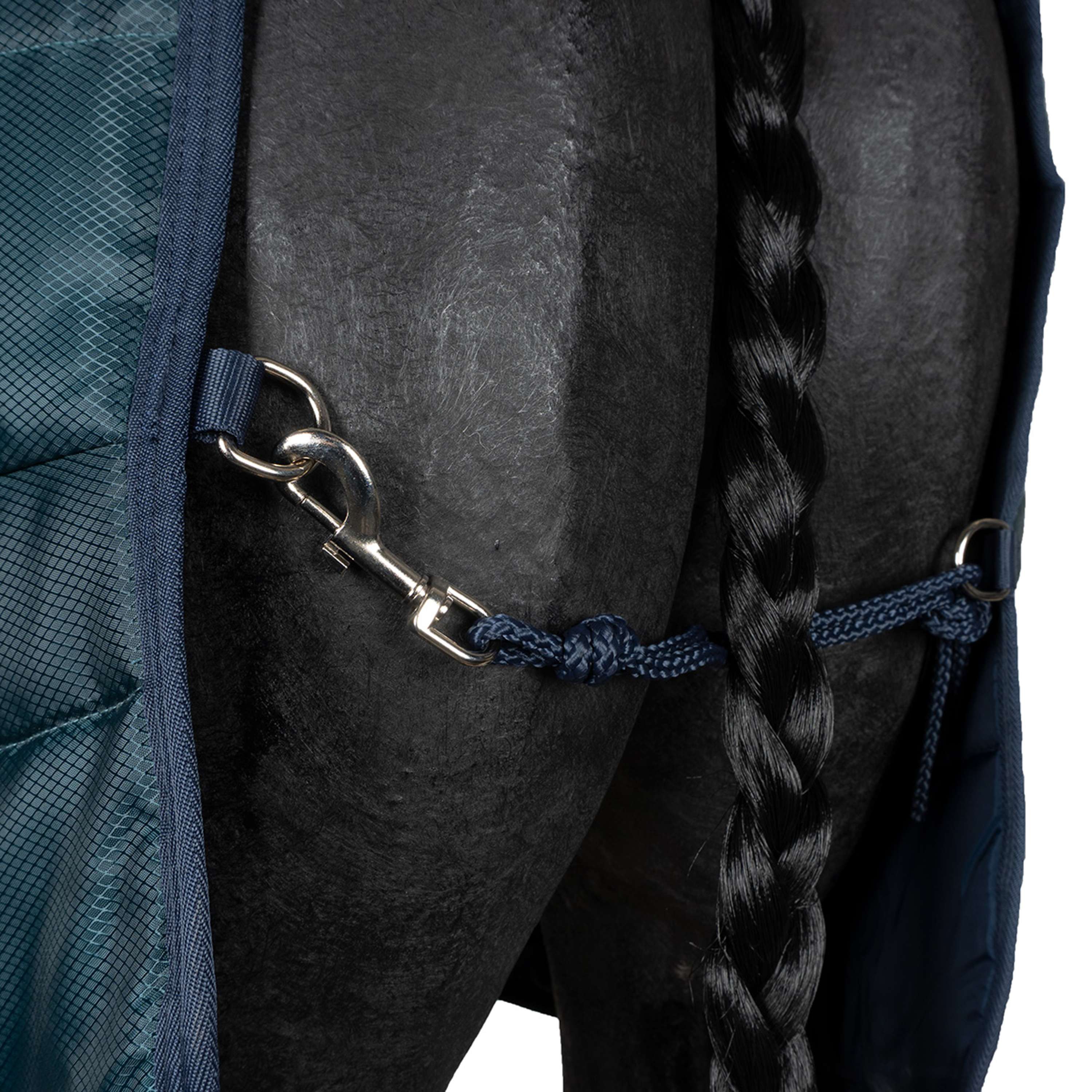 Amigo Ripstop Insulator Stable 200g Dynasty Green/Navy/Silver - Image 16