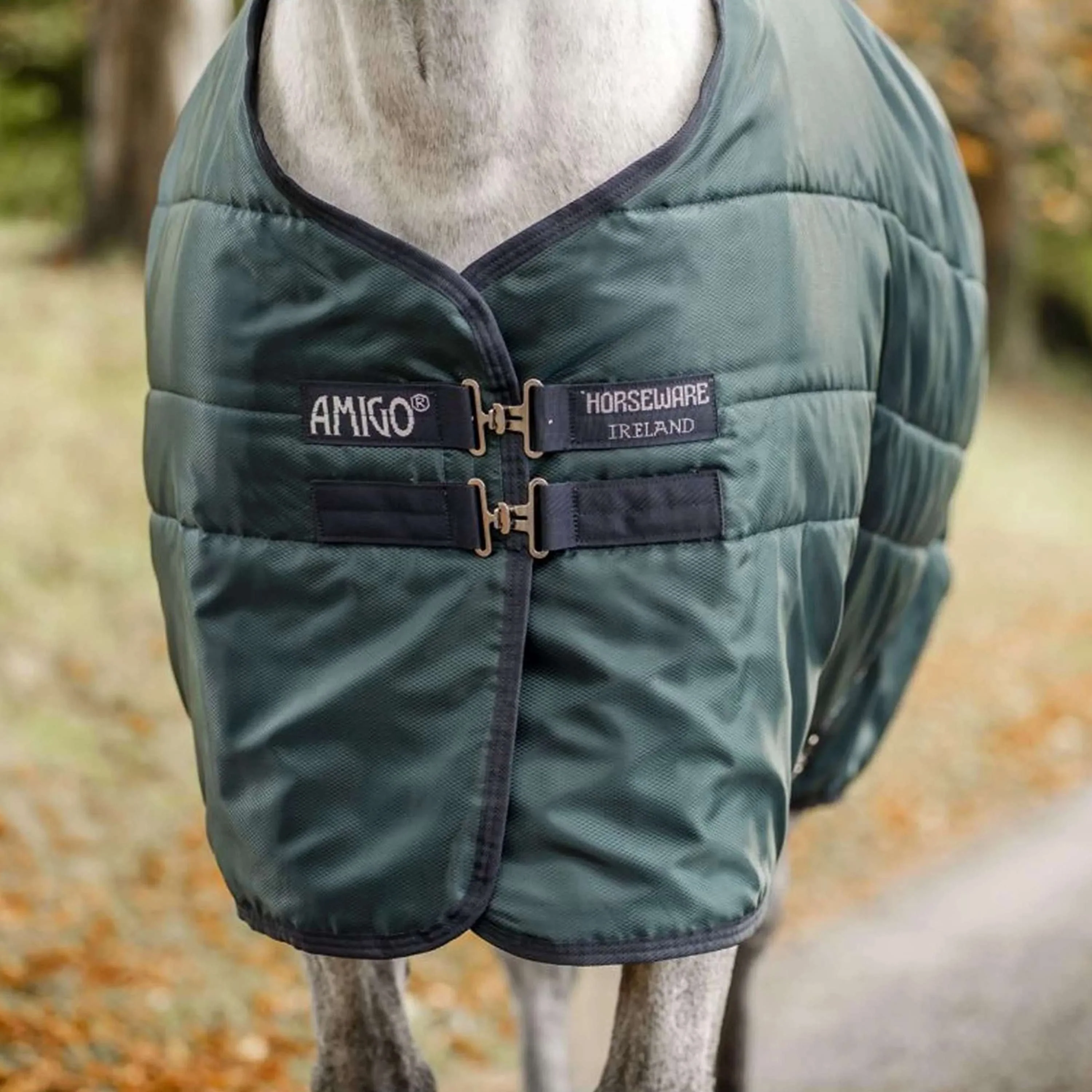 Amigo Ripstop Insulator Stable 200g Dynasty Green/Navy/Silver - Image 4